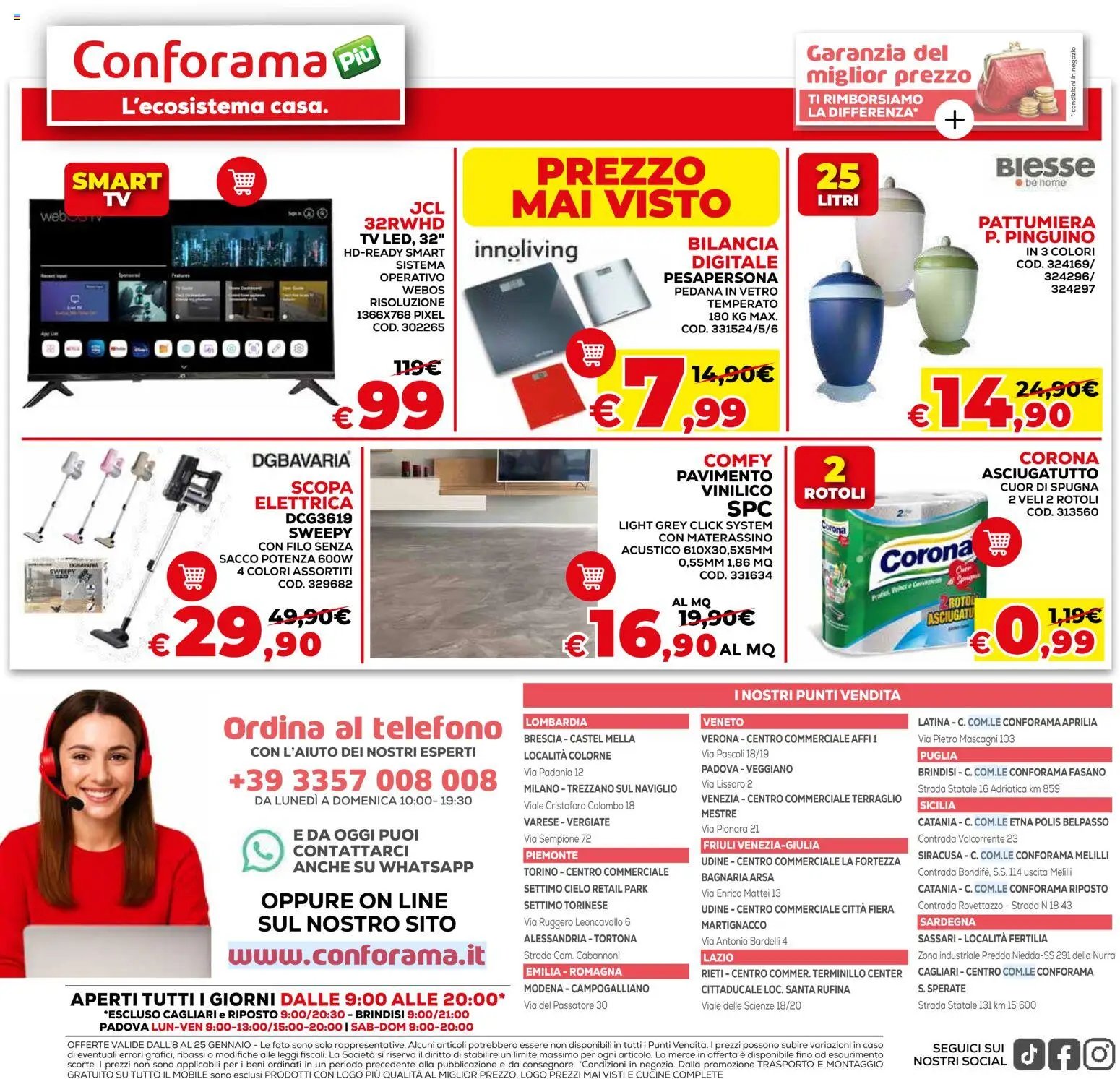 Volantino Conforama	 (2026-01-08 - 2026-01-25)