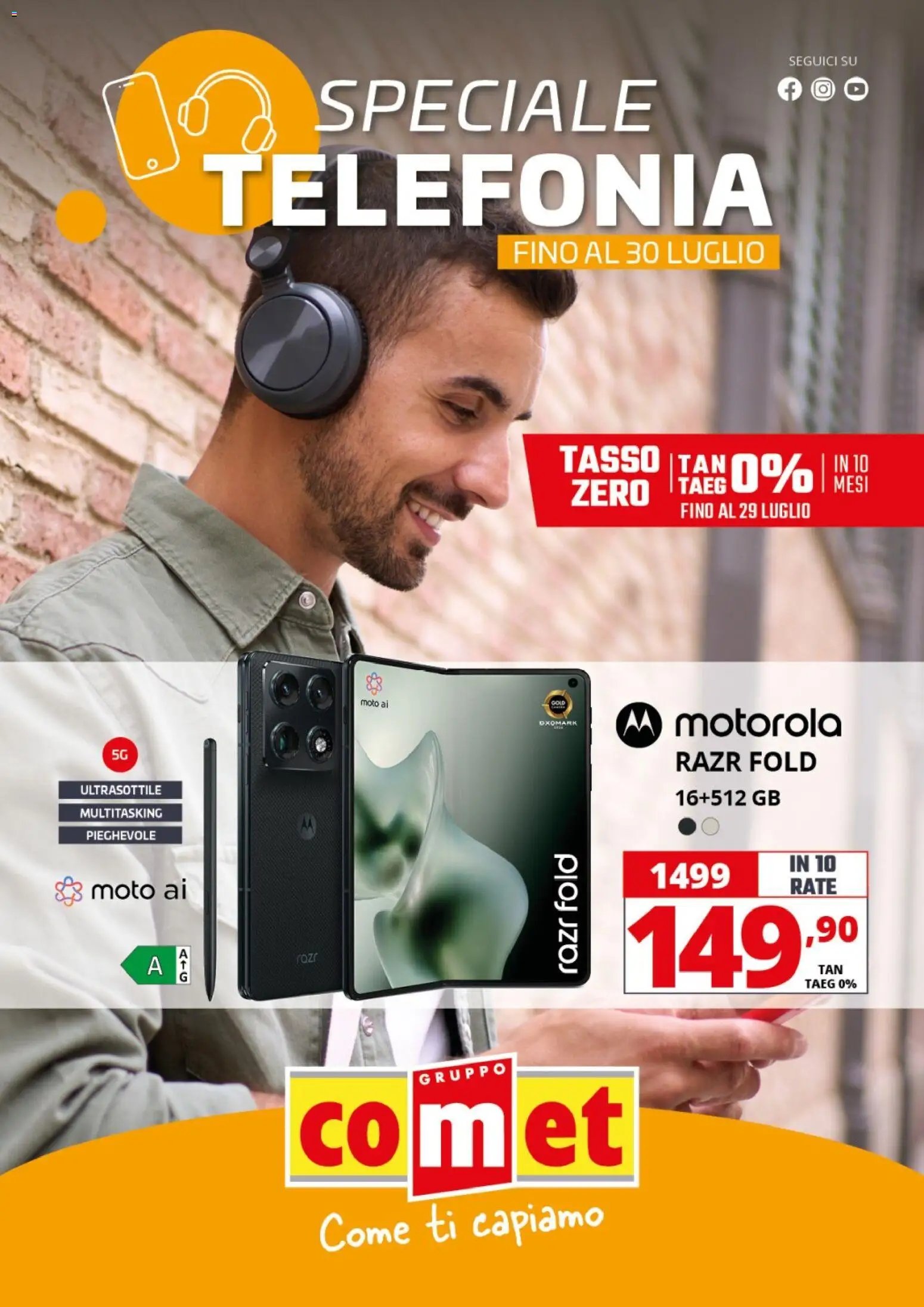 Comet volantino Telefonia