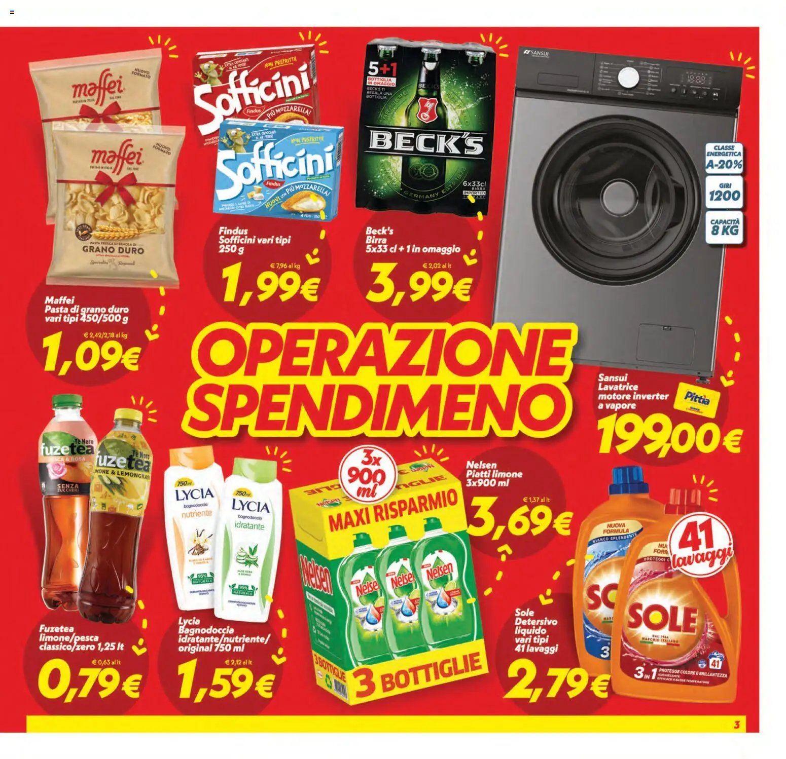 SuperConveniente volantino Messina, Siracusa, Palermo