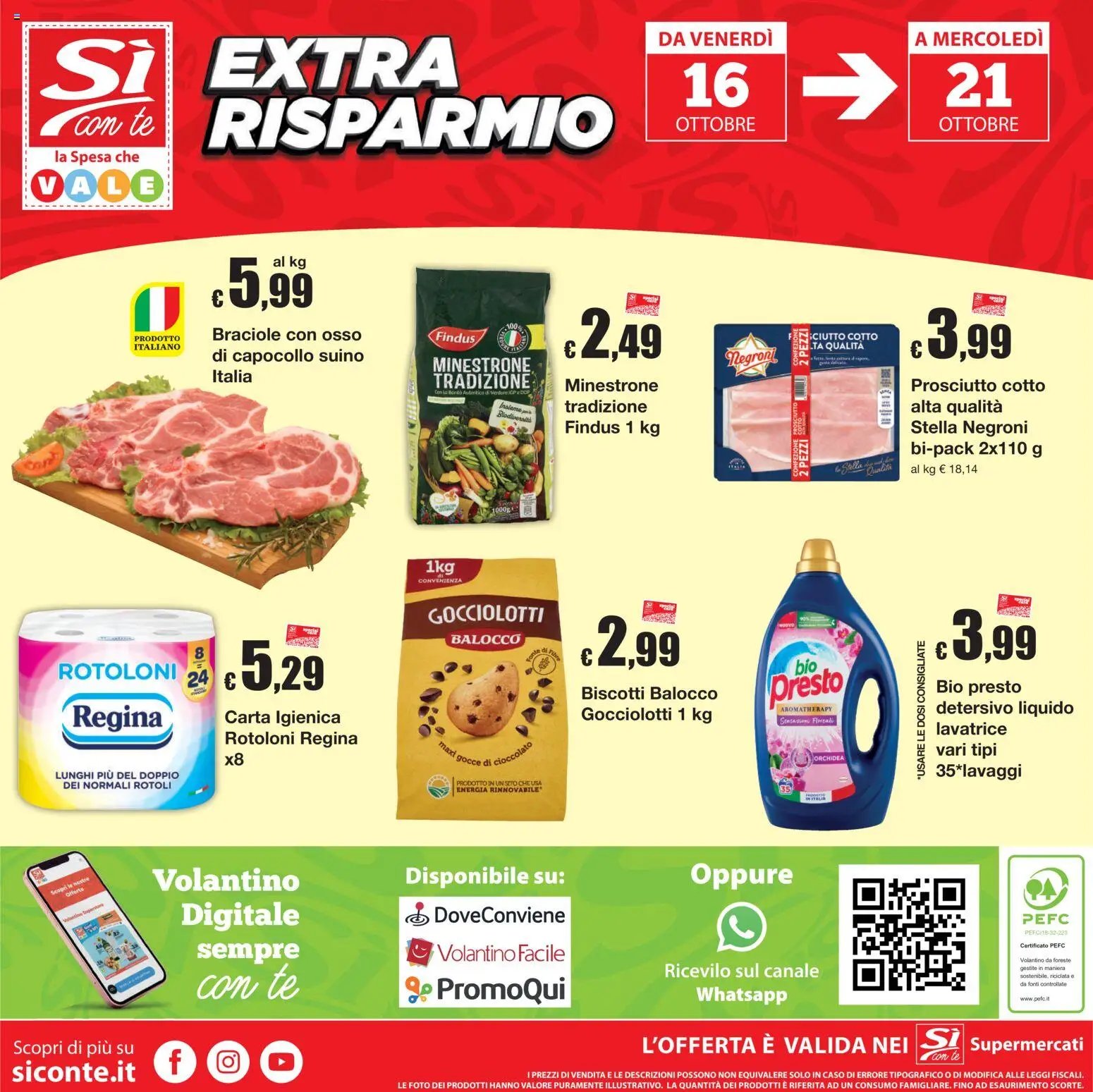 Sì con Te volantino