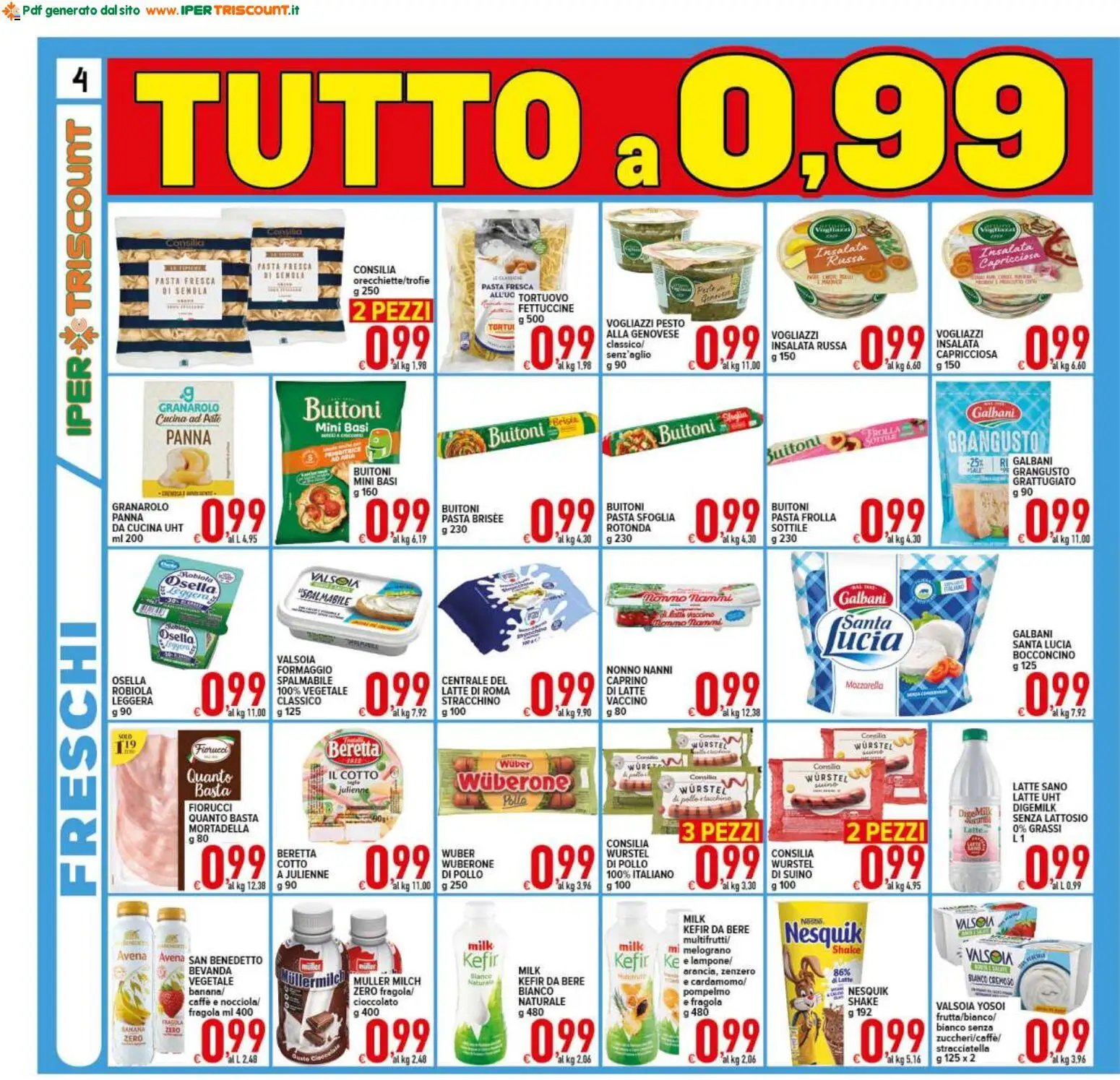 Ipertriscount volantino