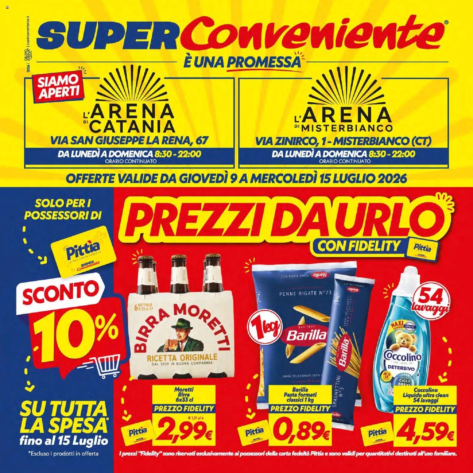 SuperConveniente volantino Misterbianco, Catania