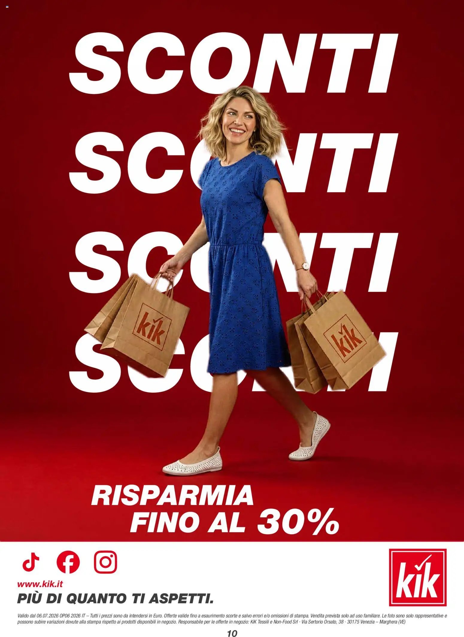 KiK volantino