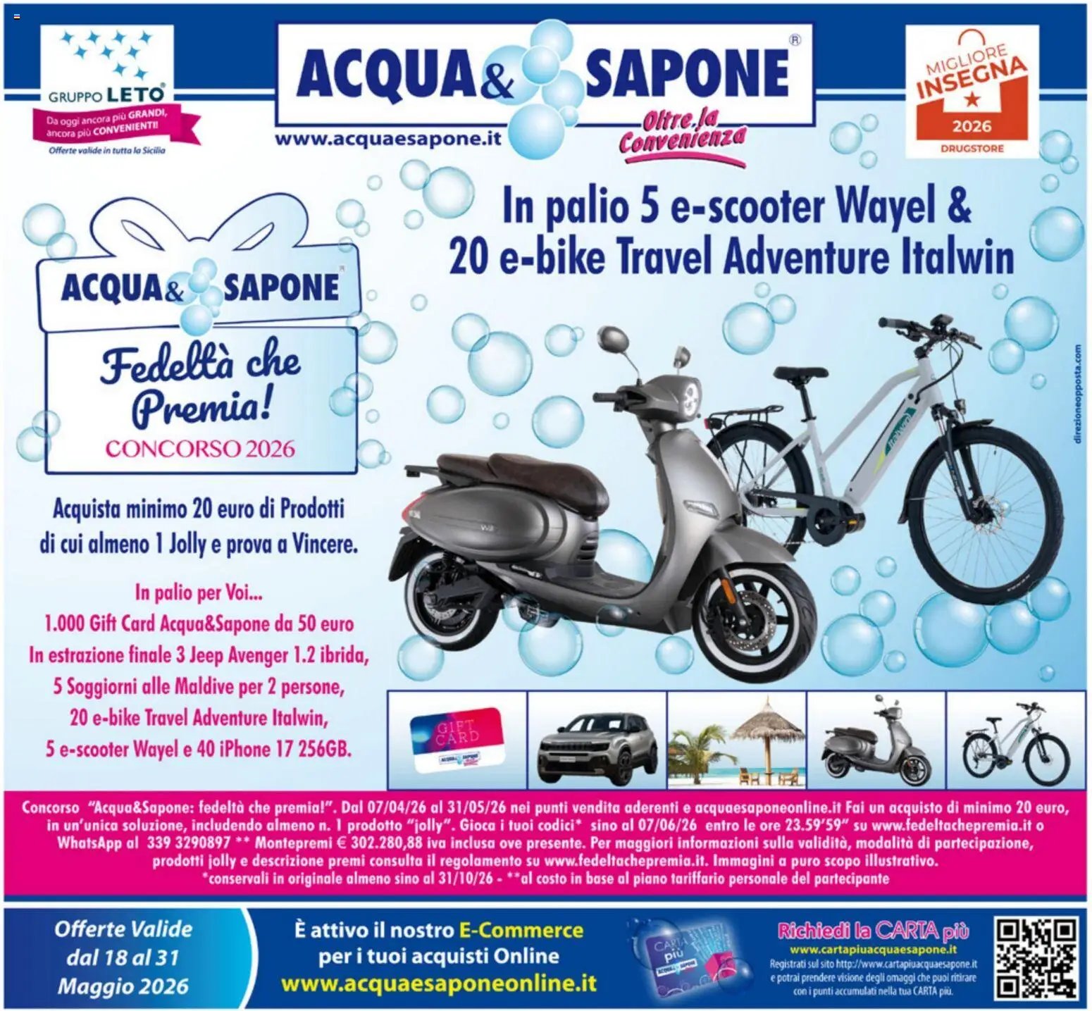 Acqua e Sapone volantino Sicilia (2026-05-18 - 2026-05-31)