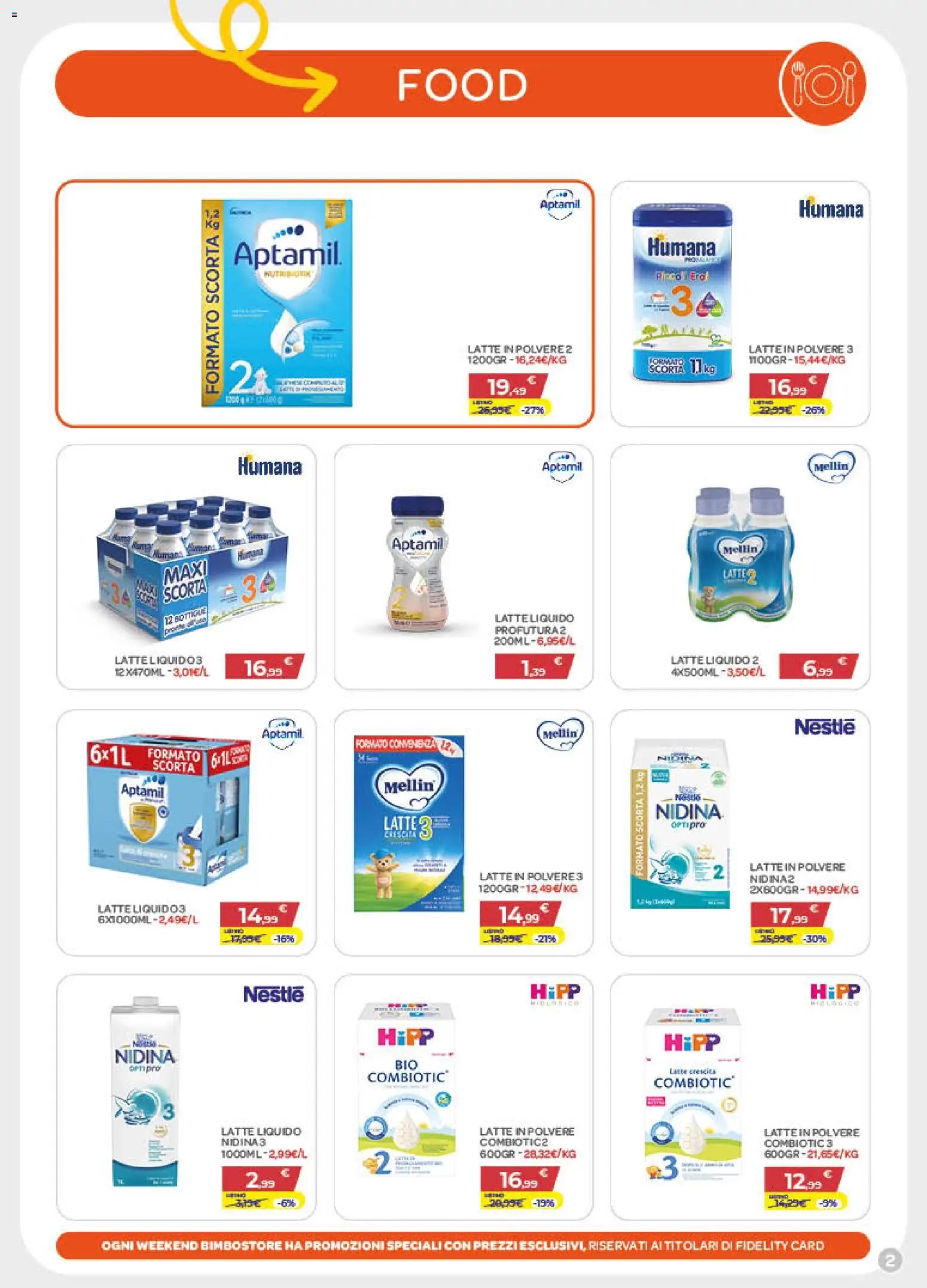 Bimbo store volantino Massafra e Gioia