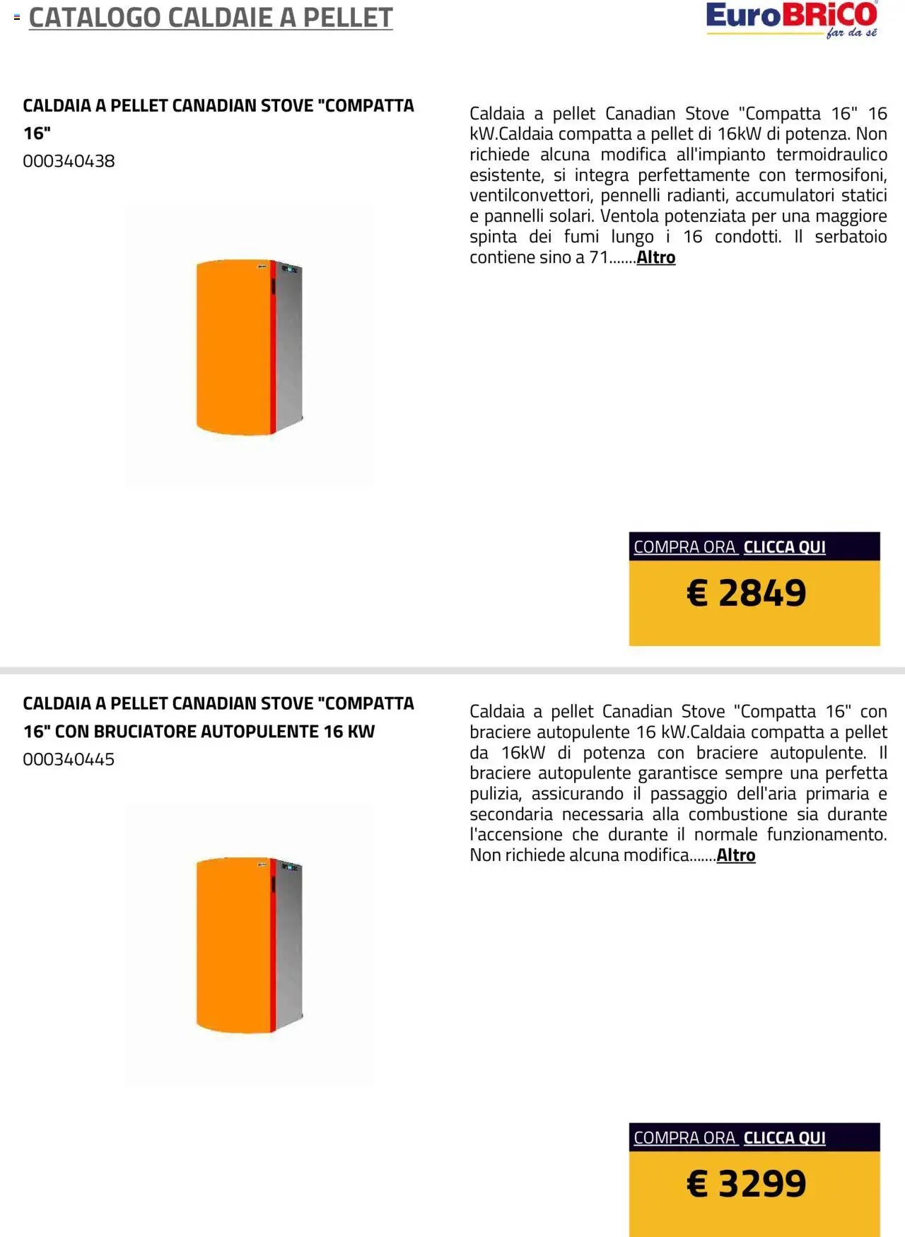 Eurobrico Caldaie catalogo