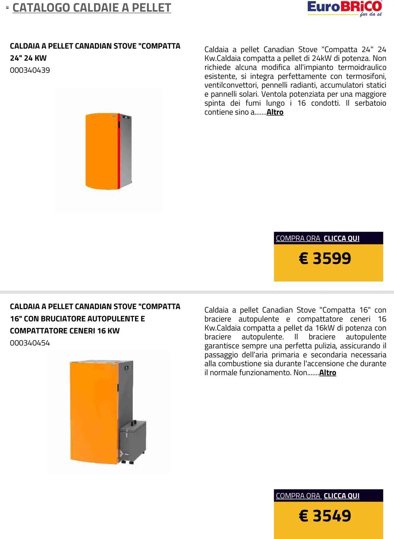 Eurobrico Caldaie catalogo