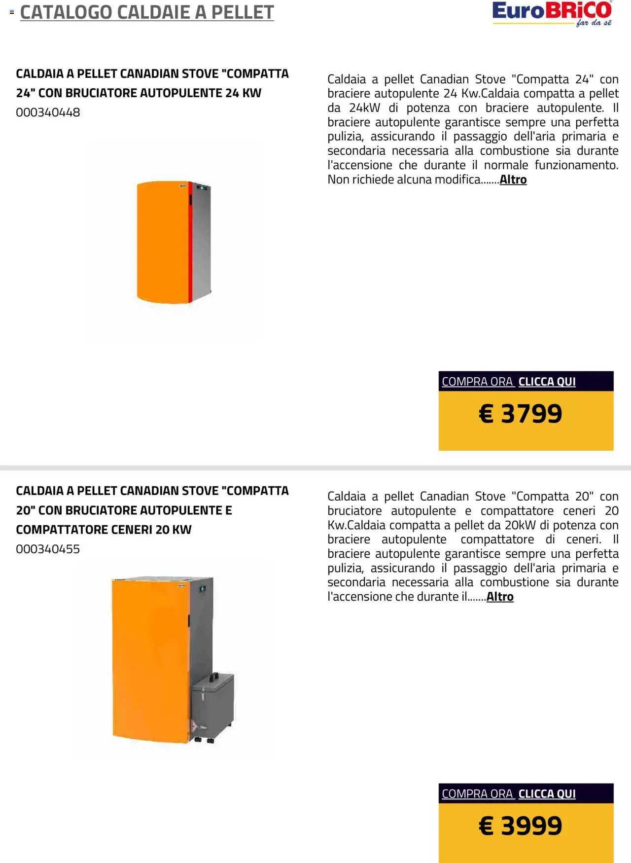Eurobrico Caldaie catalogo