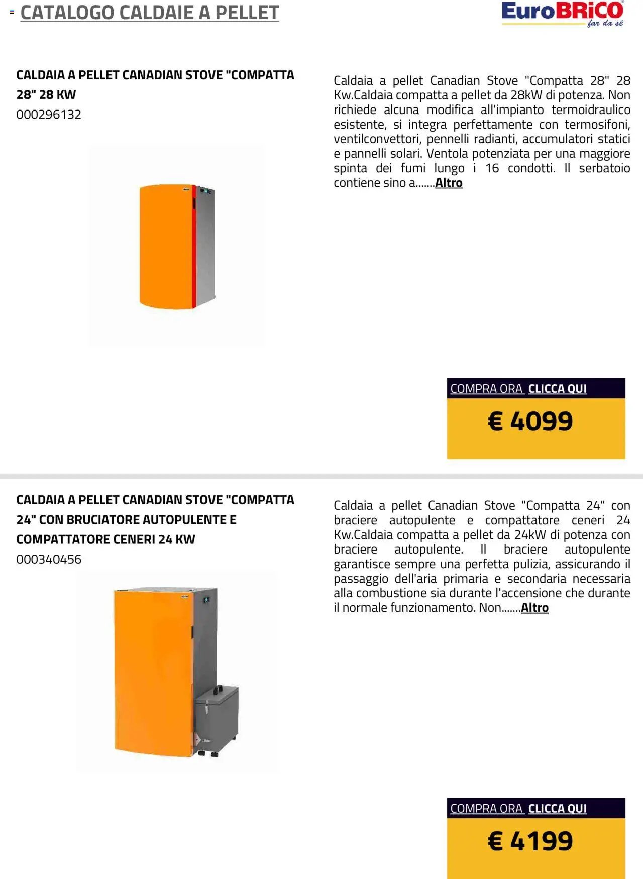 Eurobrico Caldaie catalogo