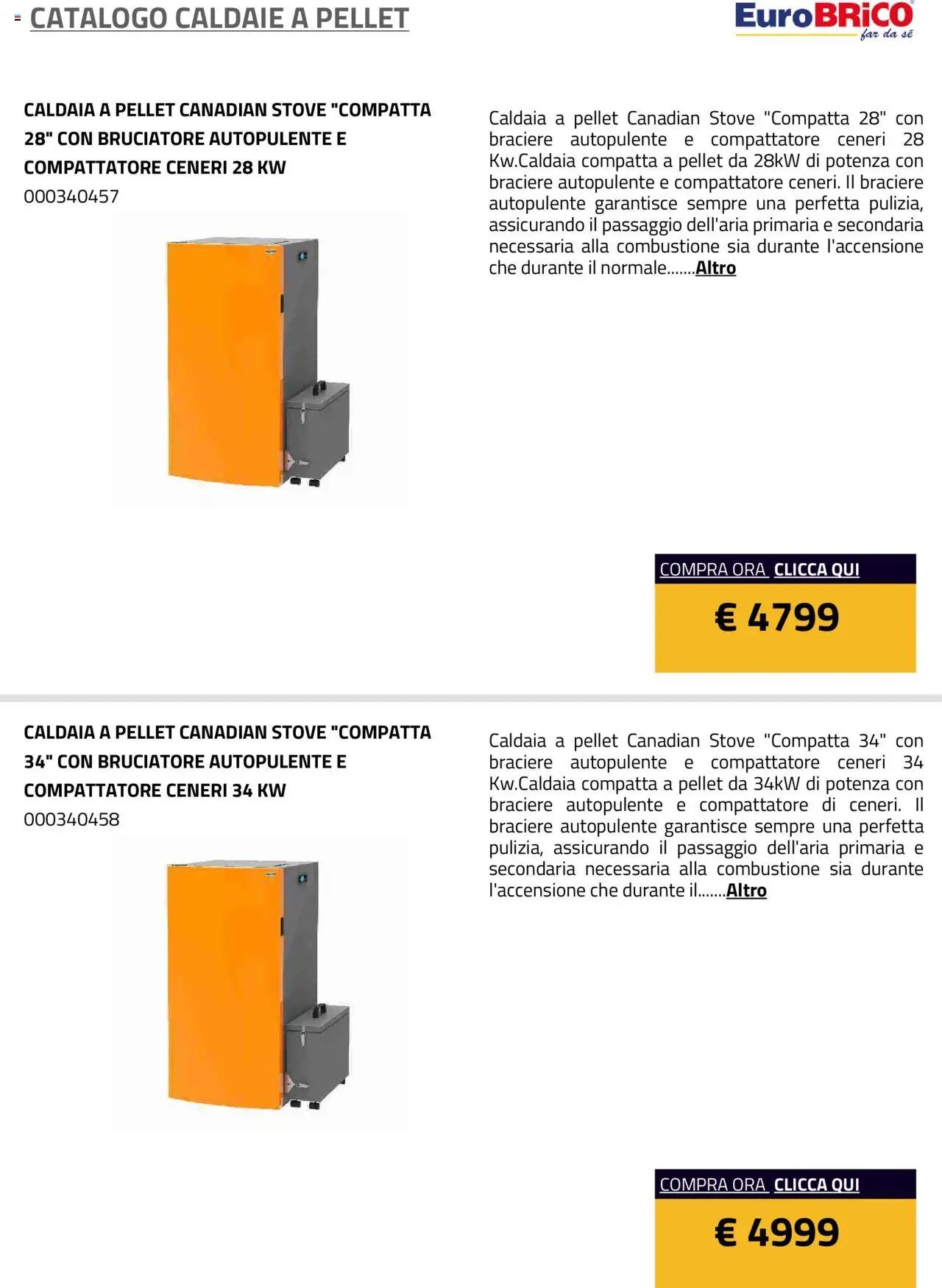 Eurobrico Caldaie catalogo