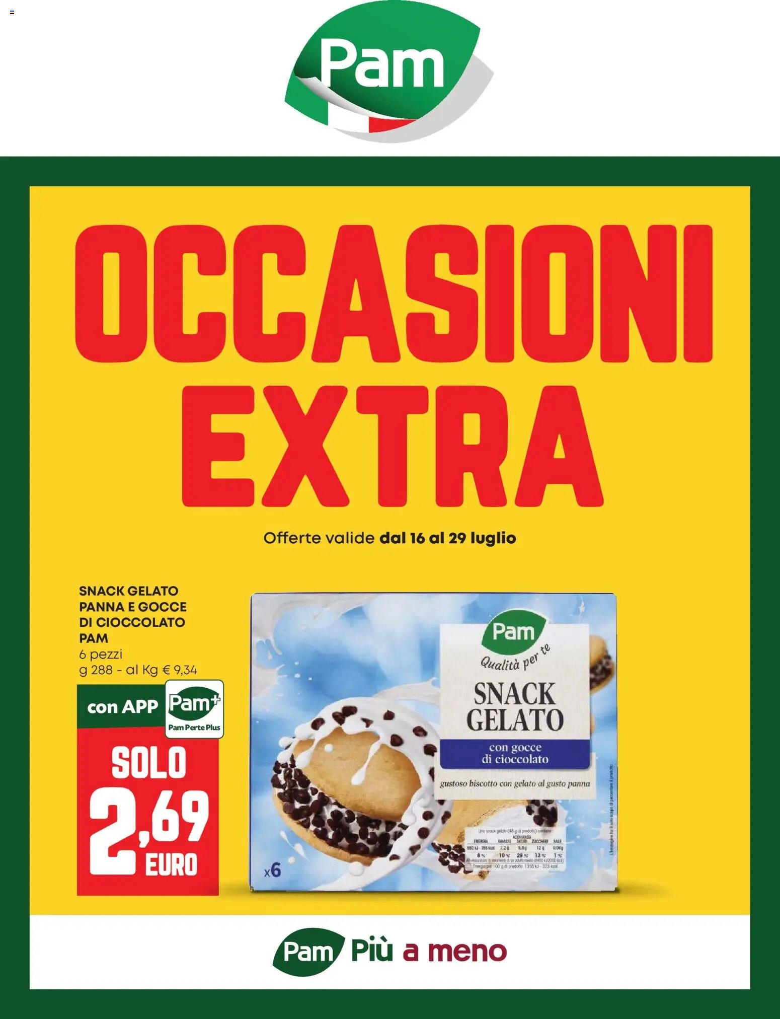 PAM volantino Occasioni Extra
