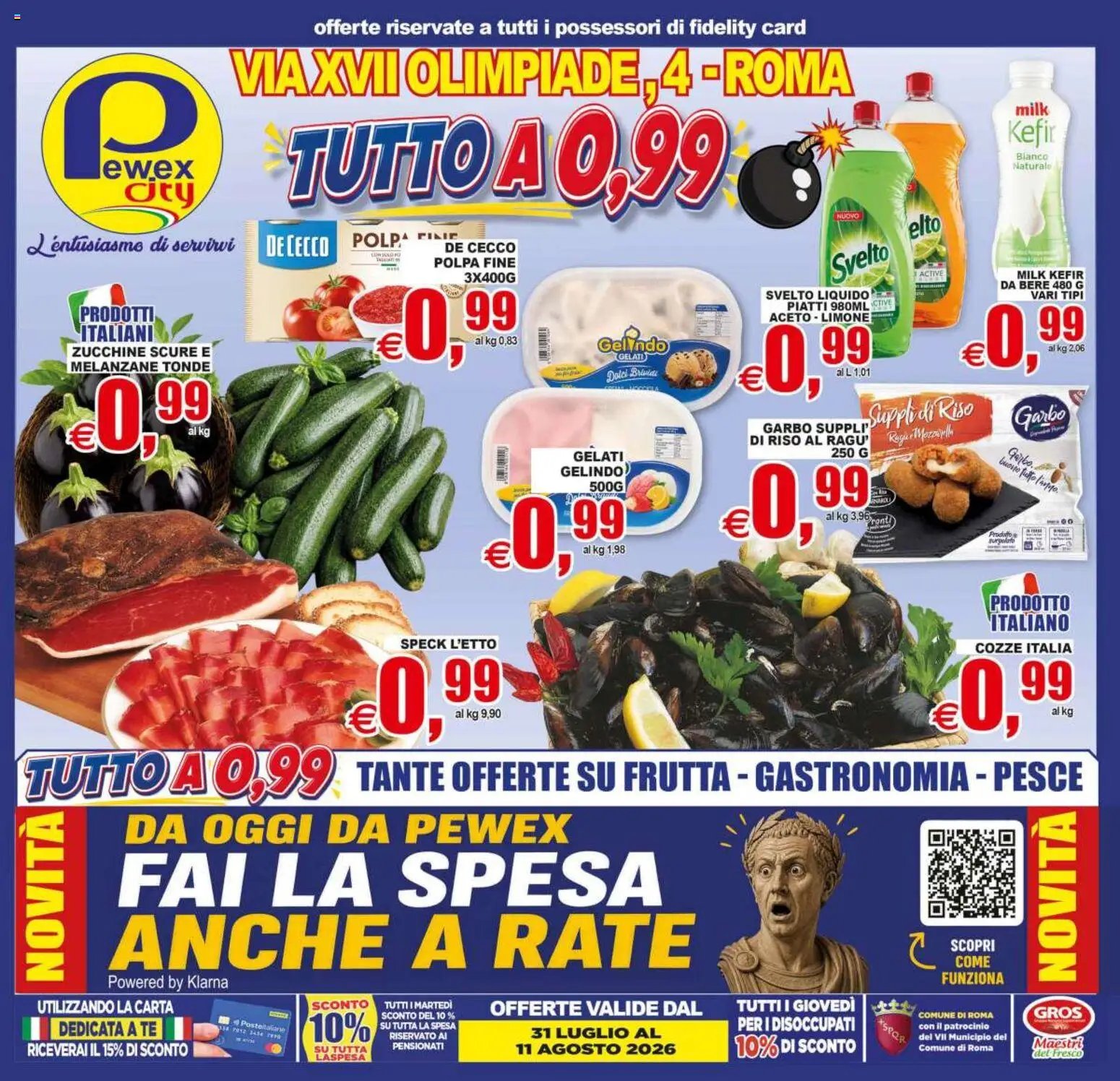 Pewex volantino Olimpiade