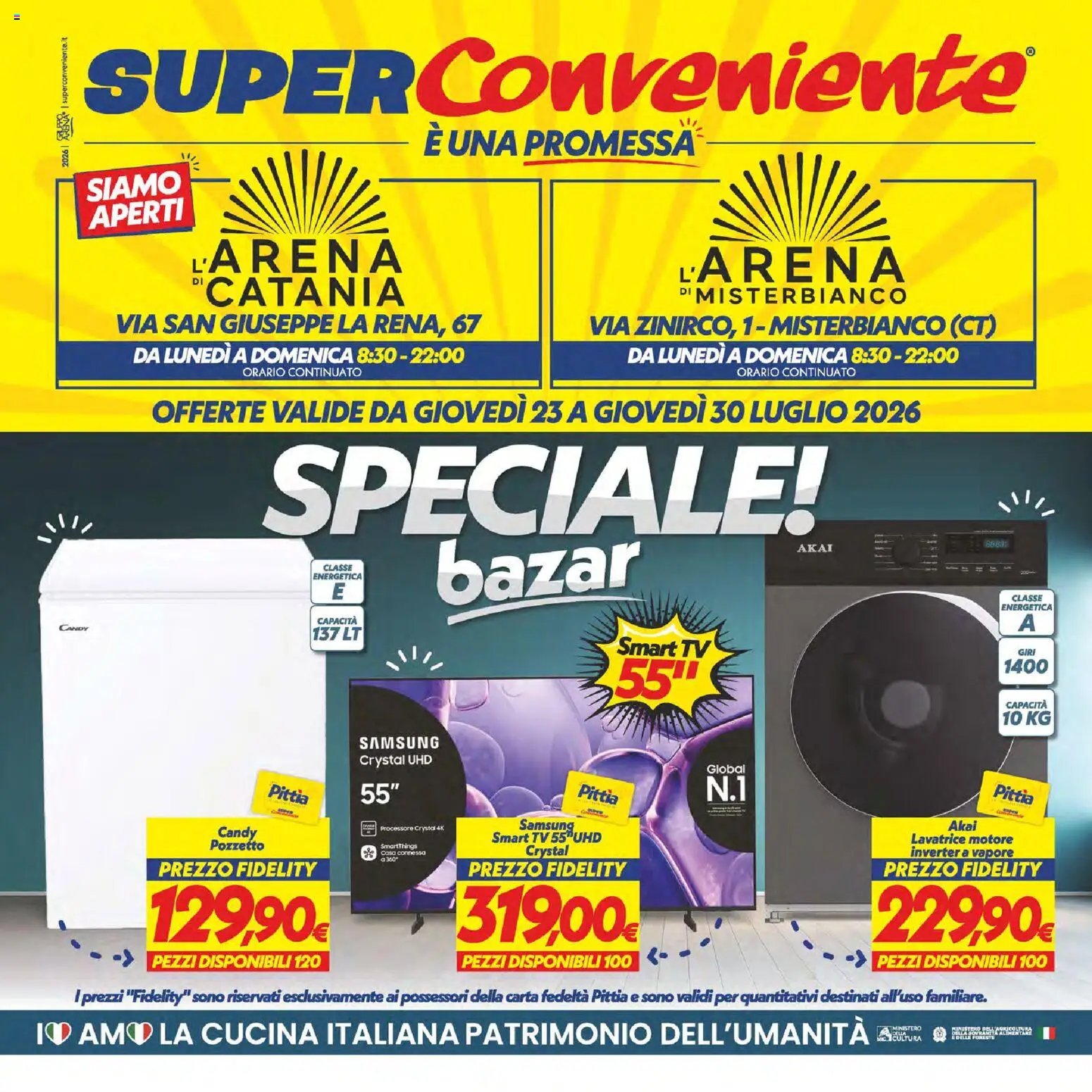 SuperConveniente volantino Catania, Misterbianco