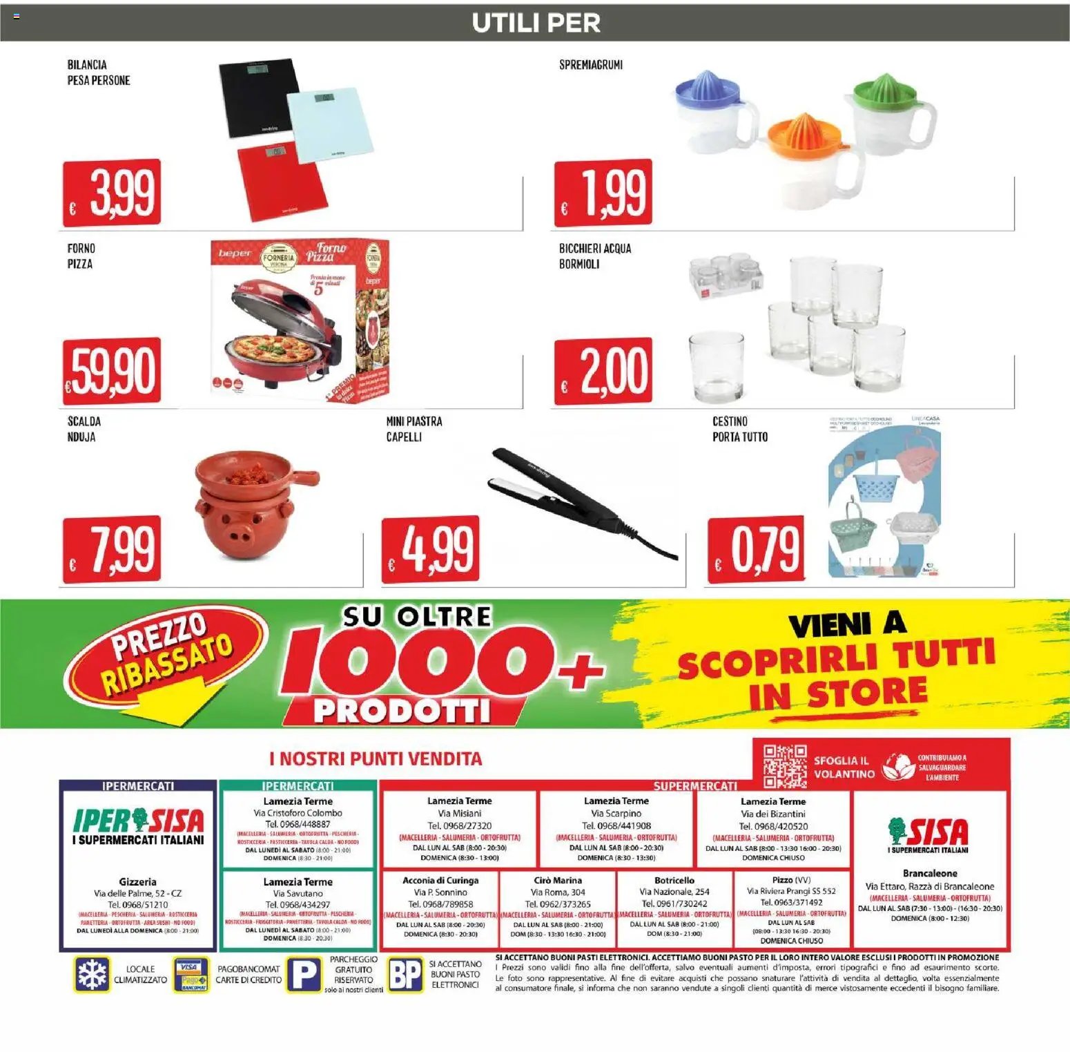 SISA volantino Calabria