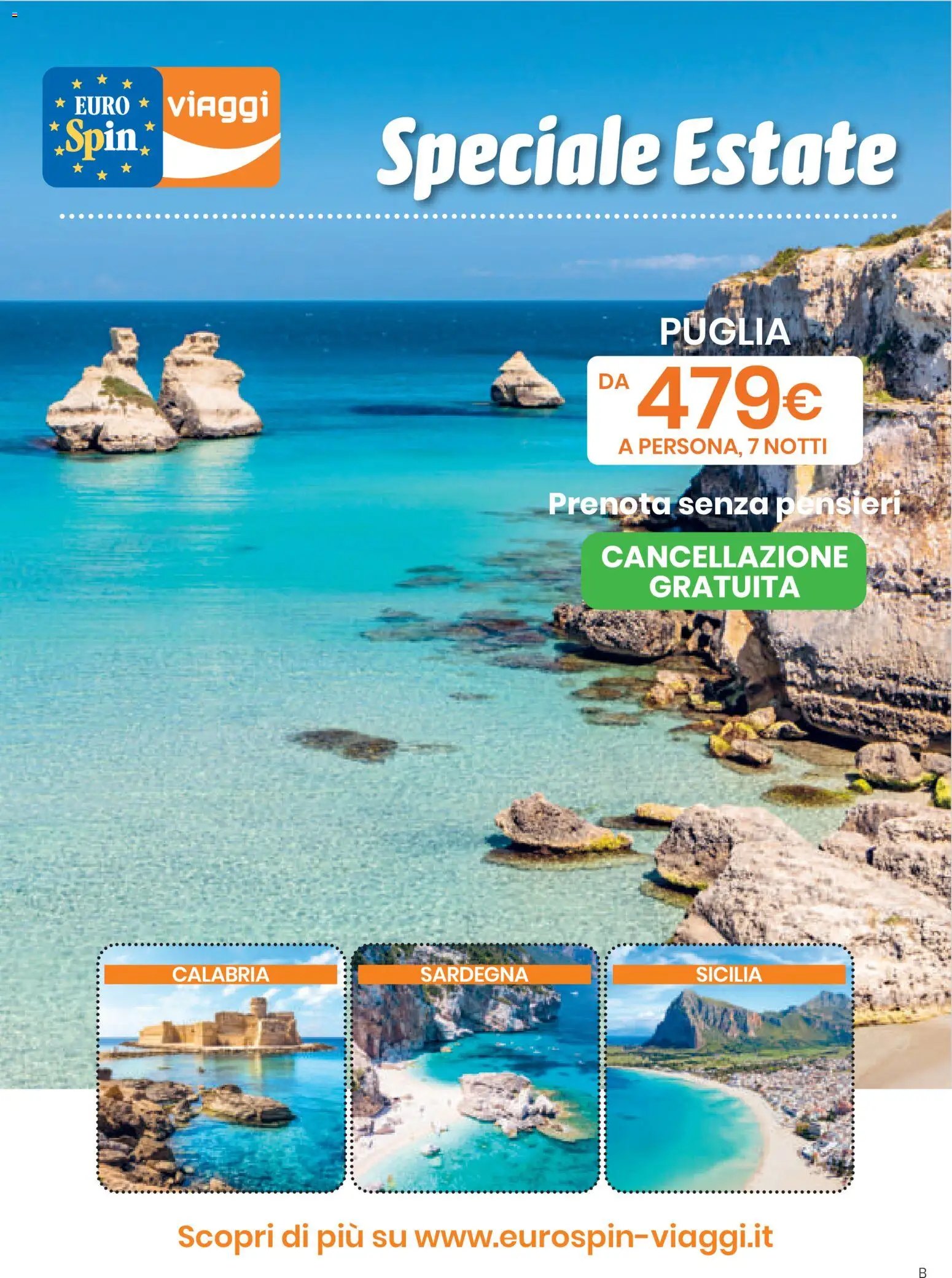 Eurospin volantino Viaggi Sud