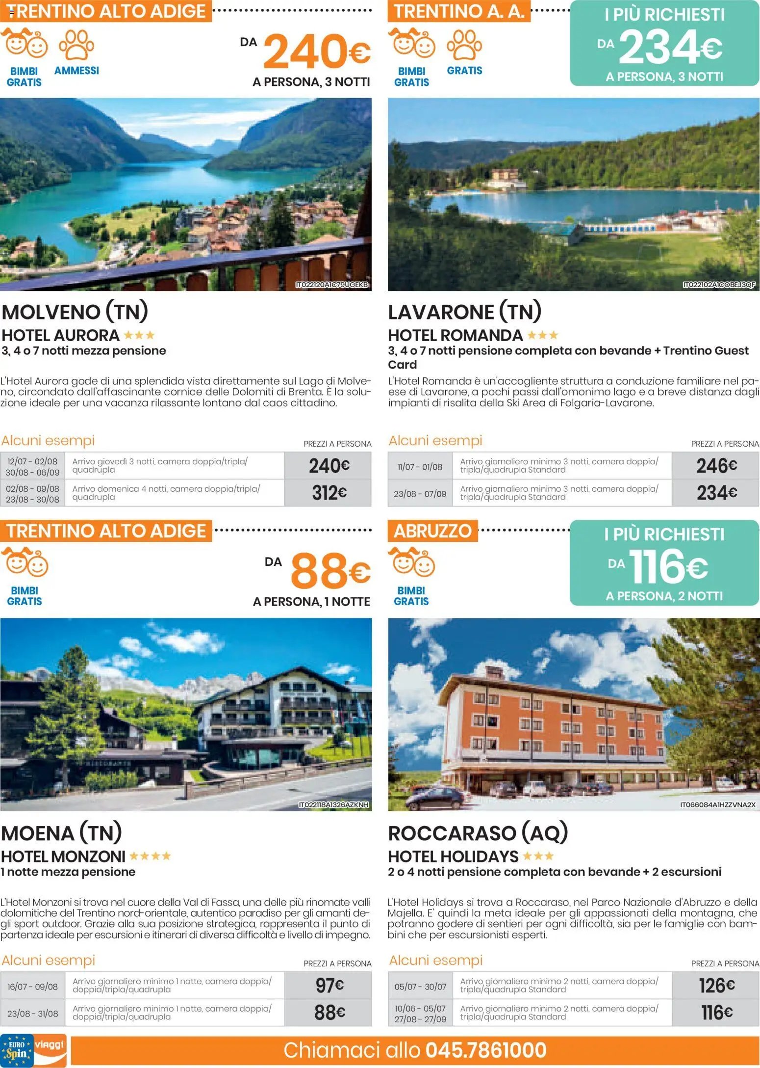 Eurospin volantino Viaggi Sud