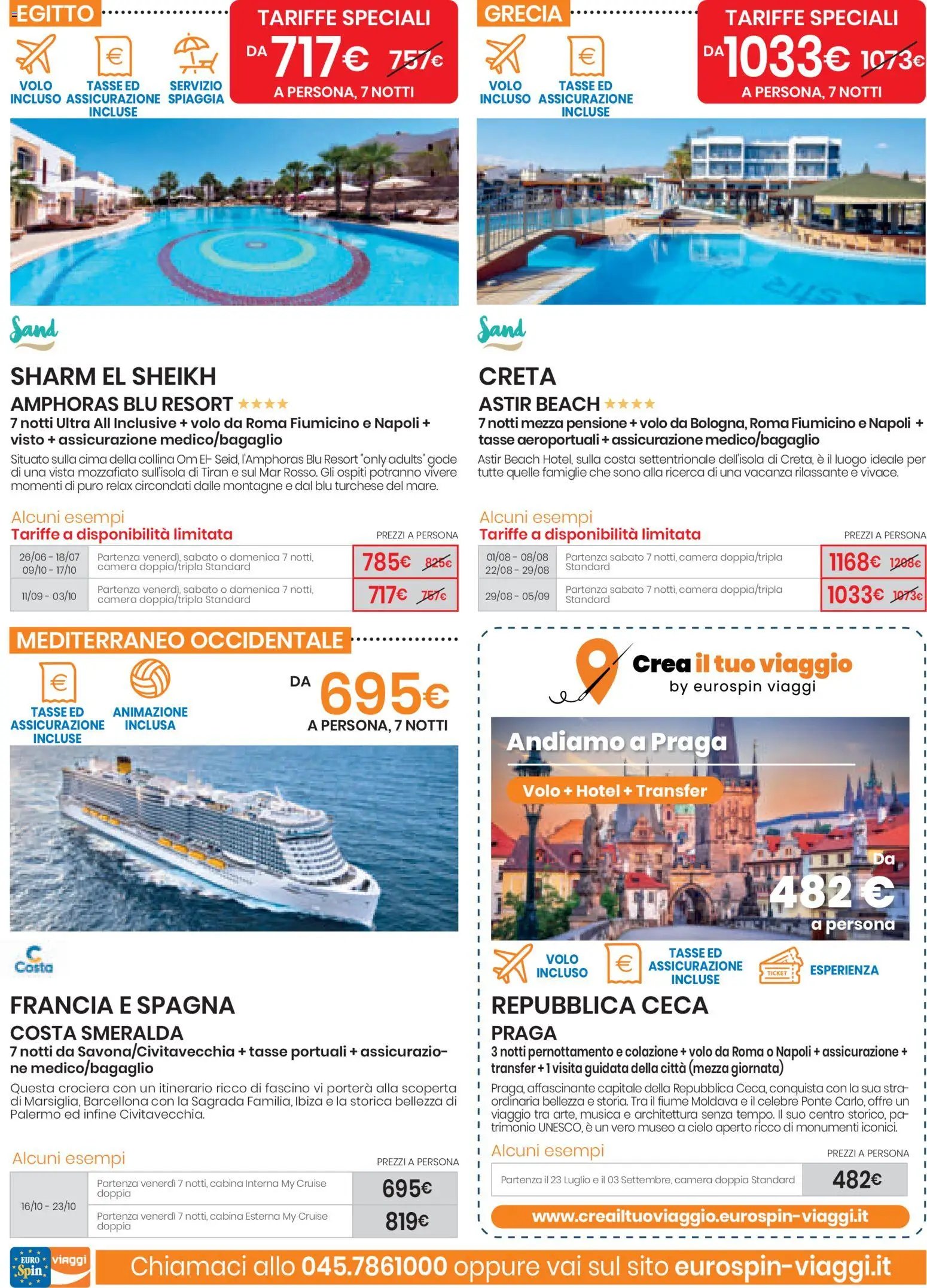 Eurospin volantino Viaggi Sud