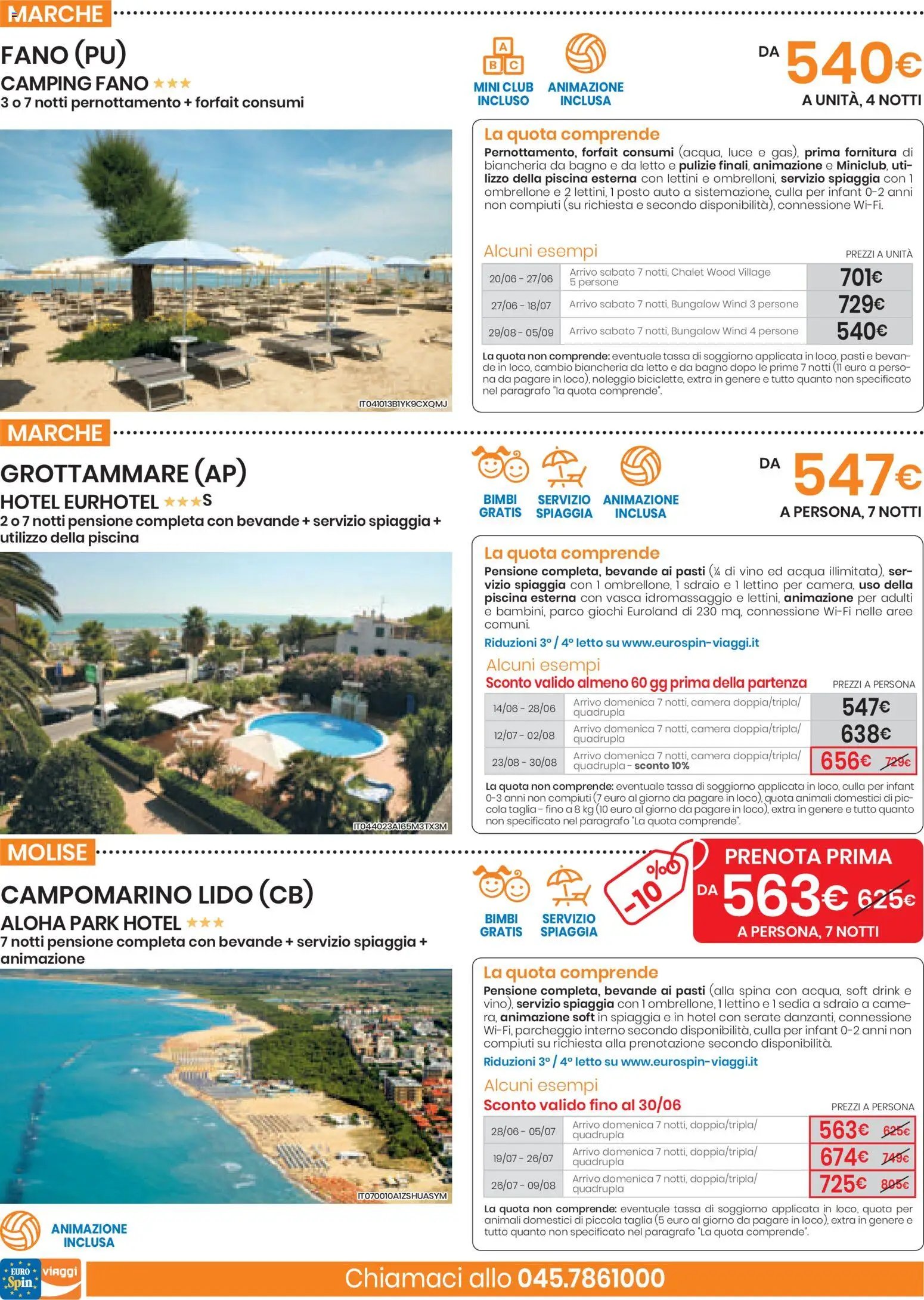 Eurospin volantino Viaggi Sud
