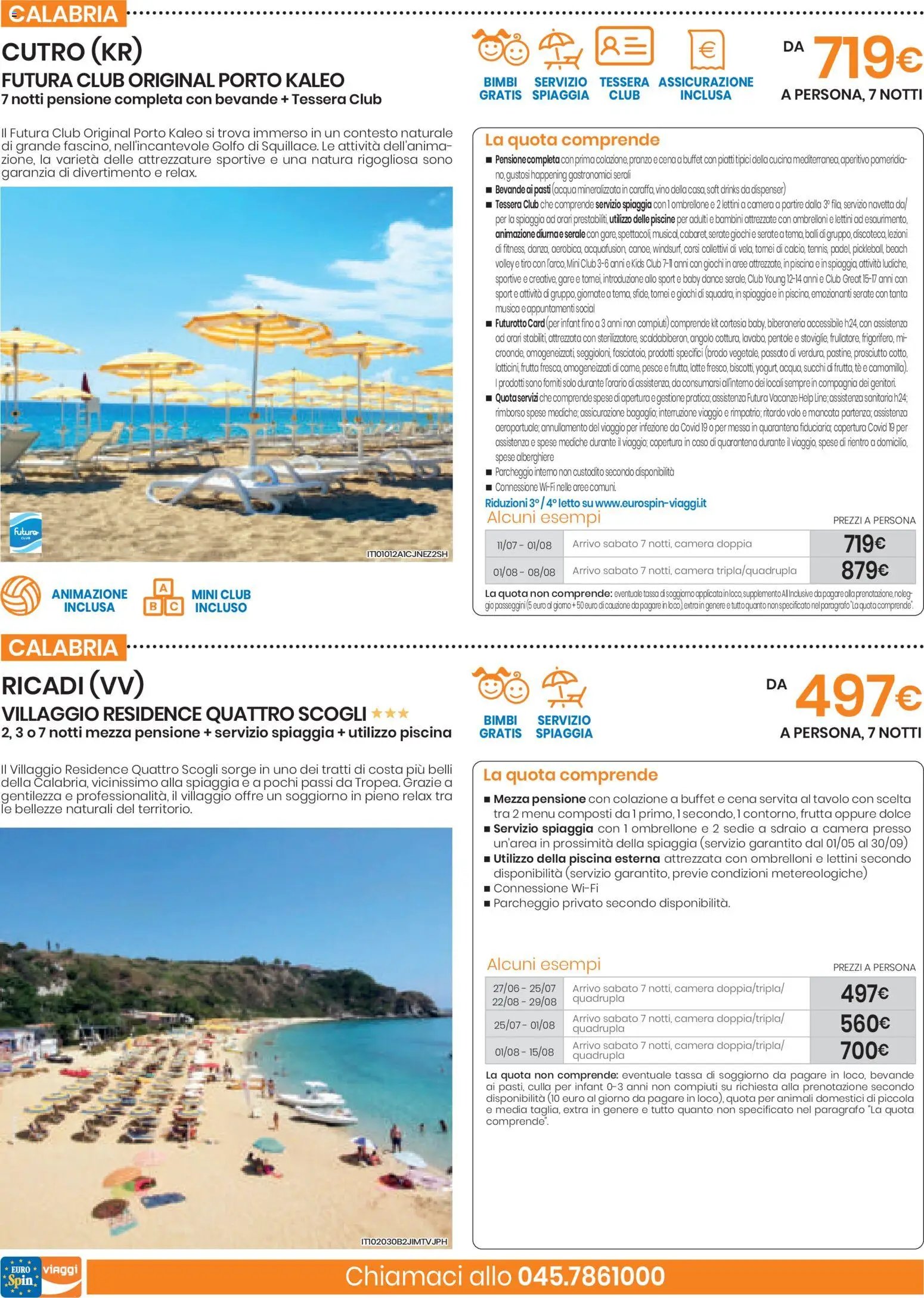 Eurospin volantino Viaggi Sud