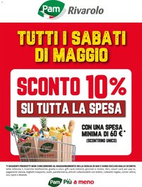 PAM volantino Sconto 10% Rivarolo (2026-05-01 - 2026-05-31)