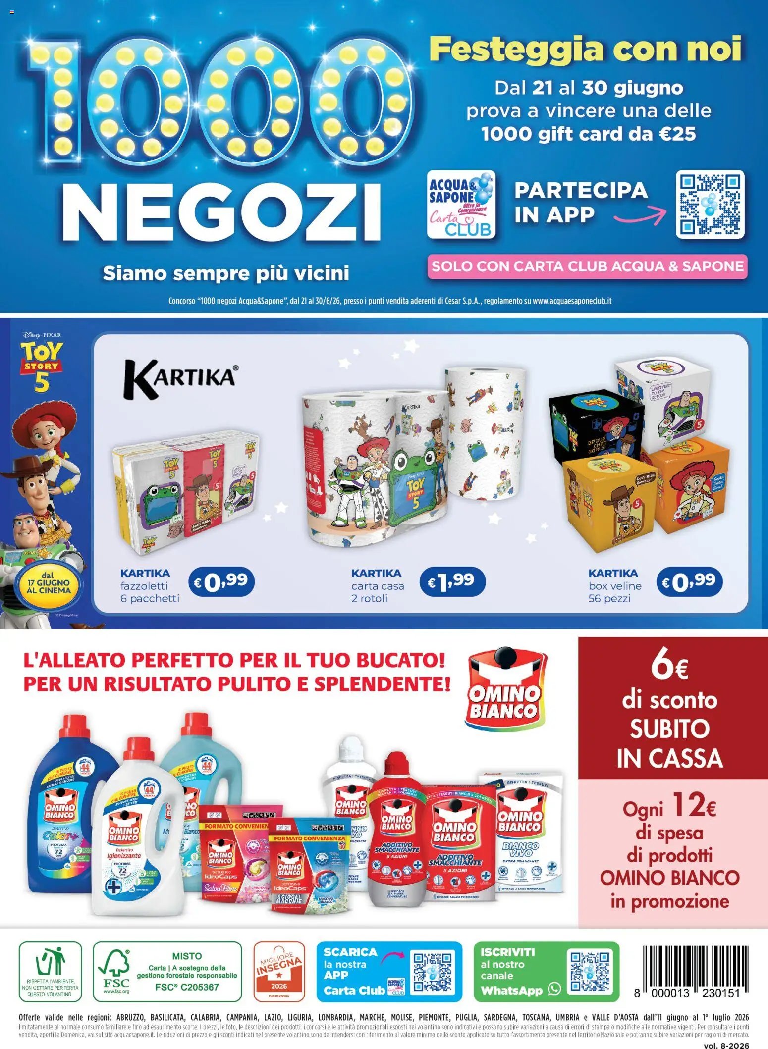 Acqua e Sapone volantino Cesar S.p.A.