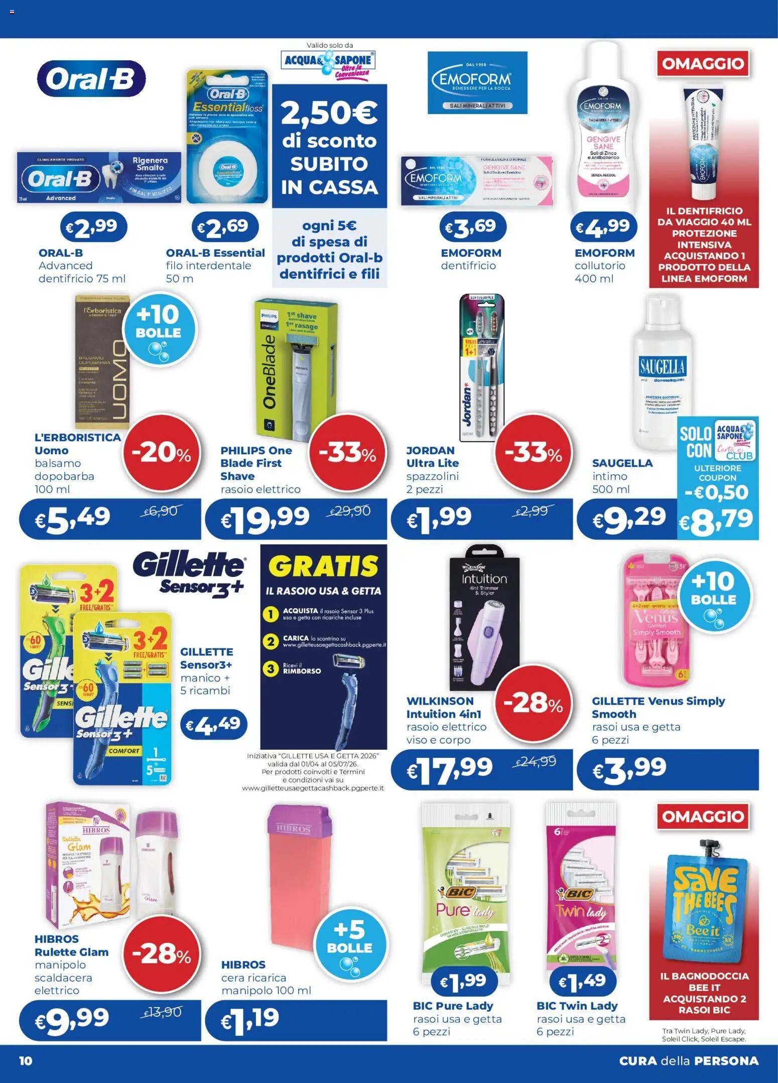 Acqua e Sapone volantino Cesar S.p.A.
