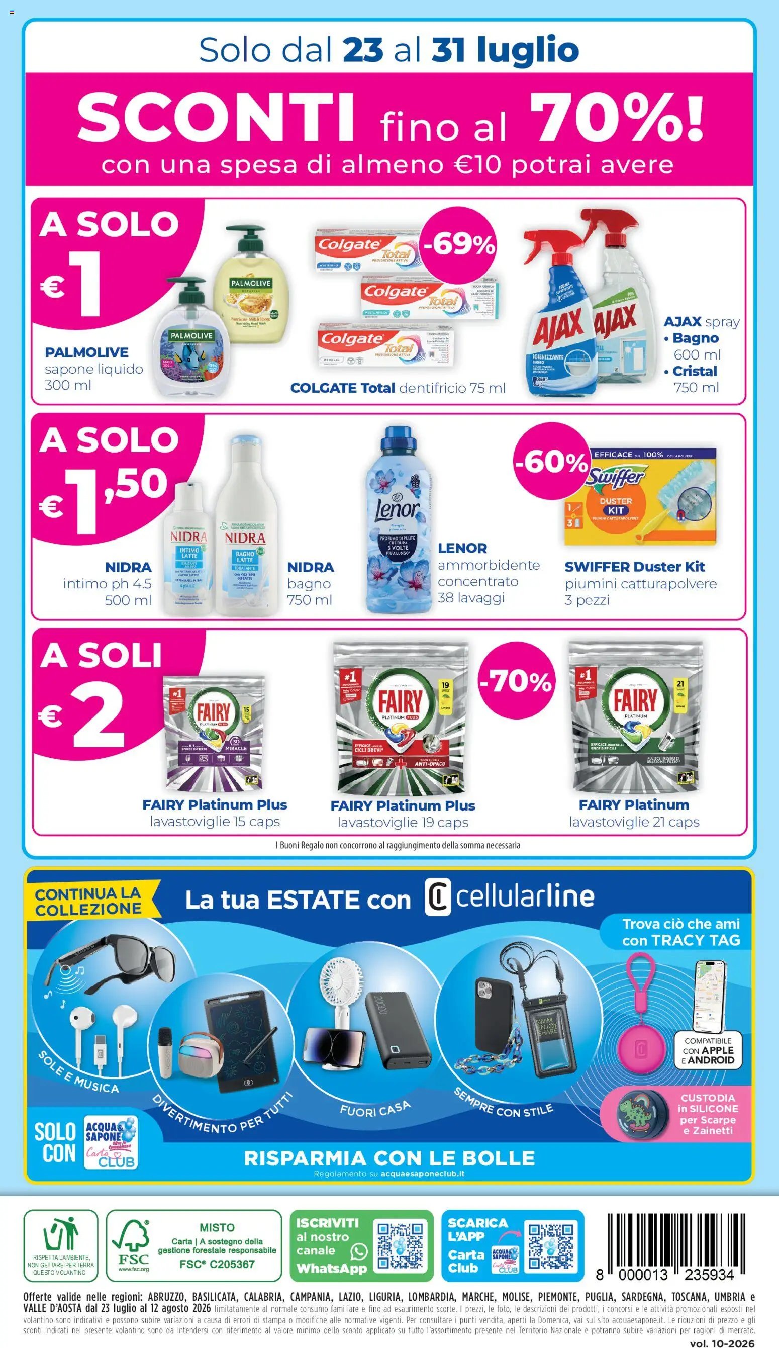 Acqua e Sapone volantino 10/2026