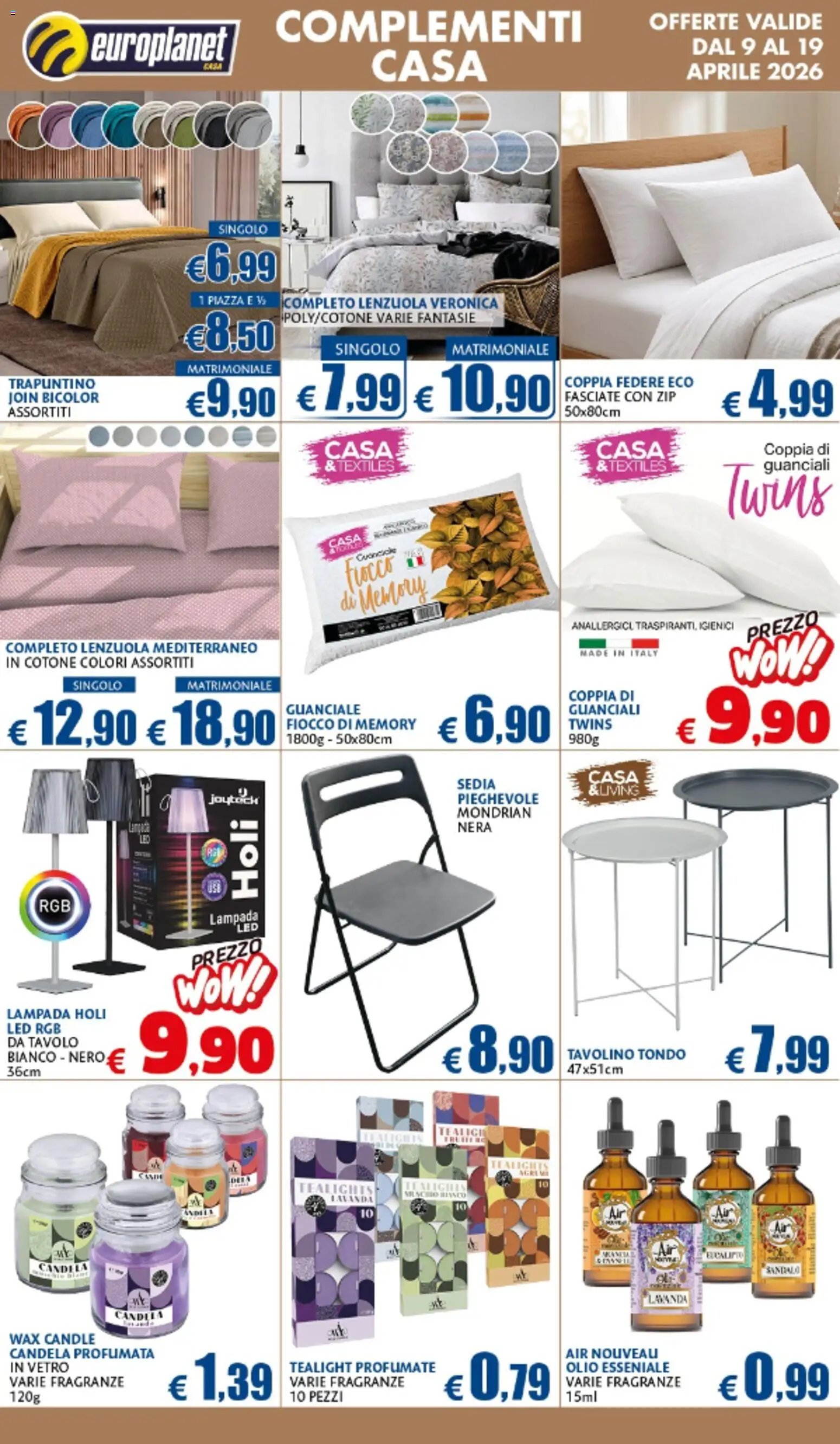 Europlanet Casa volantino (2026-04-09 - 2026-04-19)