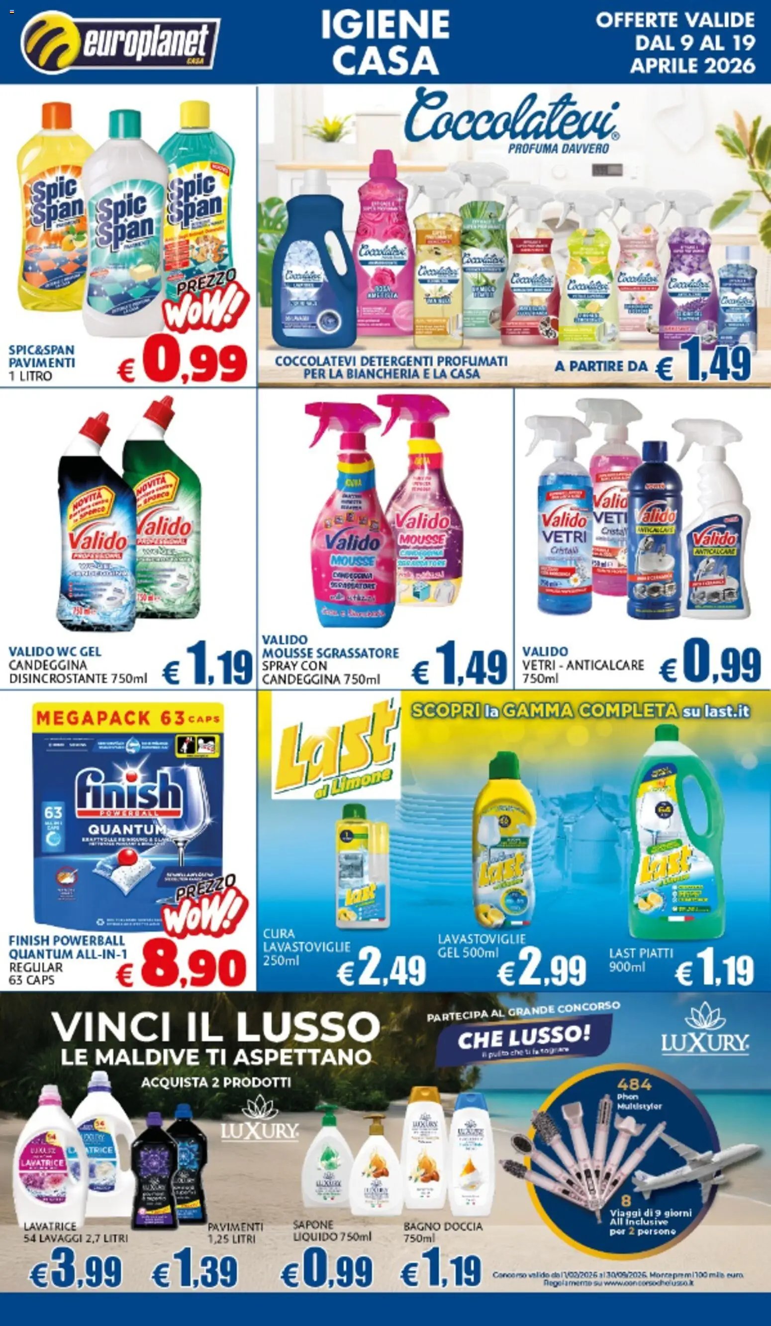 Europlanet Casa volantino (2026-04-09 - 2026-04-19)