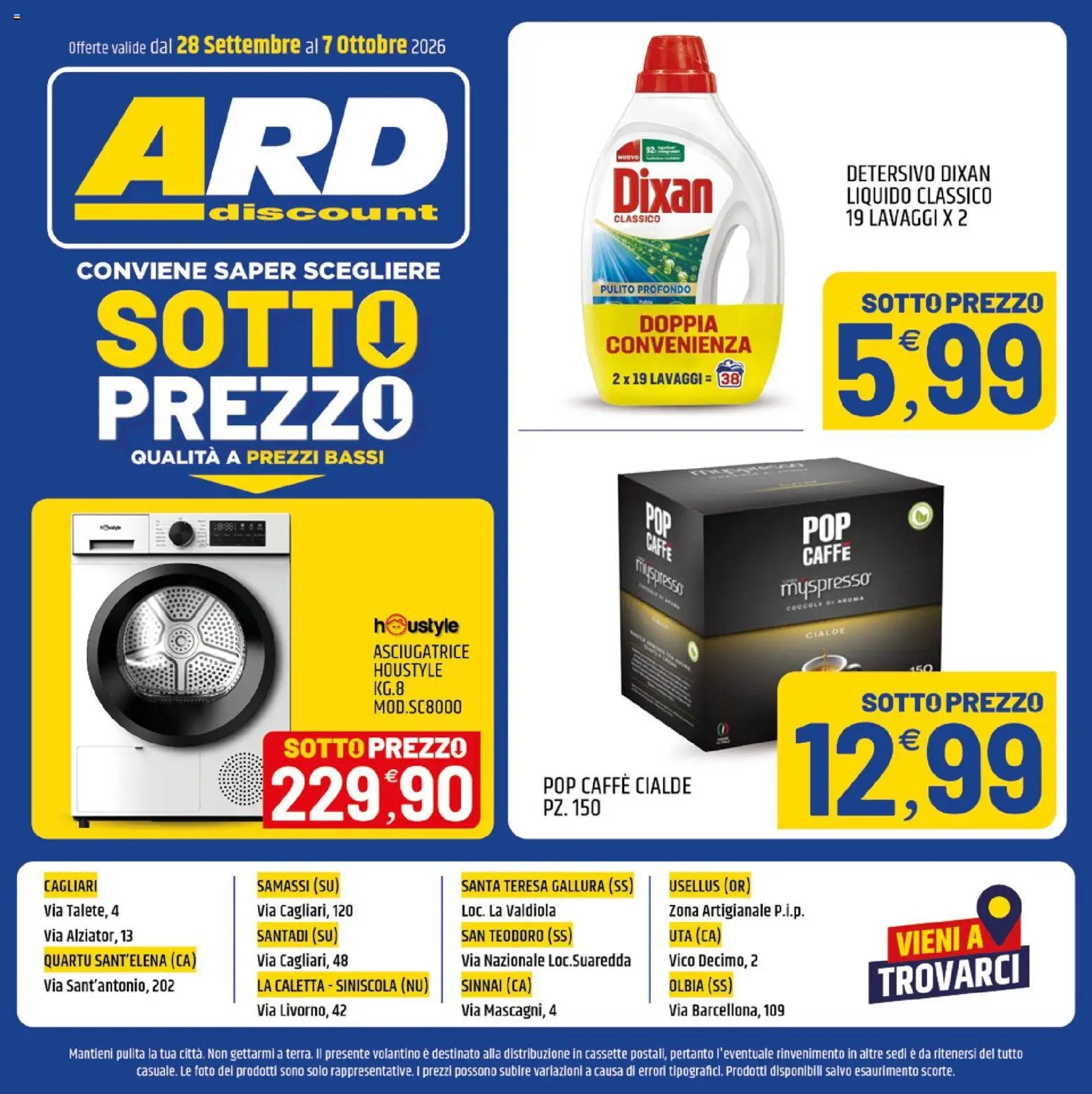 ARD Discount volantino Sardegna