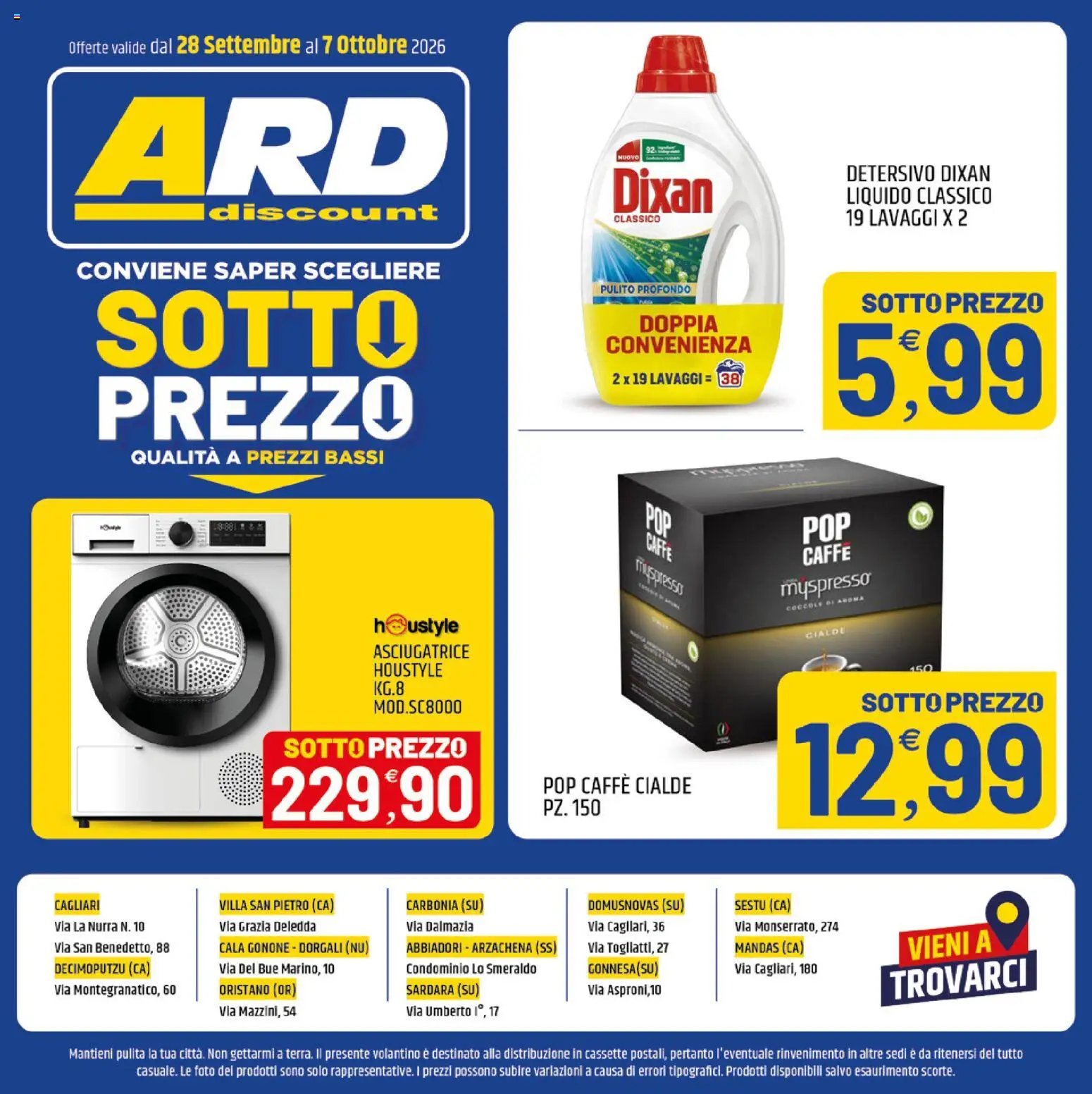 ARD Discount volantino Sardegna