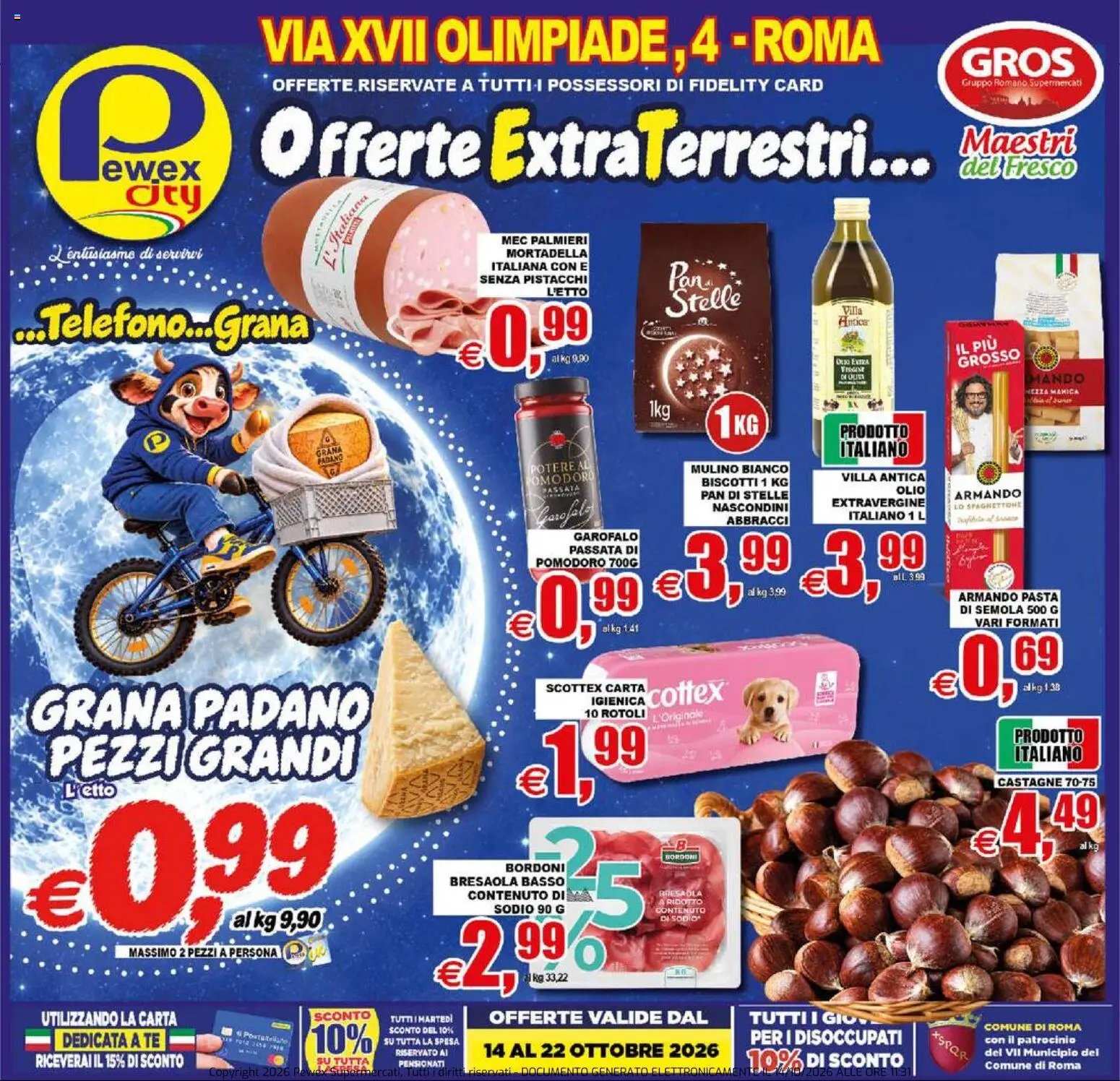 Pewex volantino City Via XVII Olimpiade