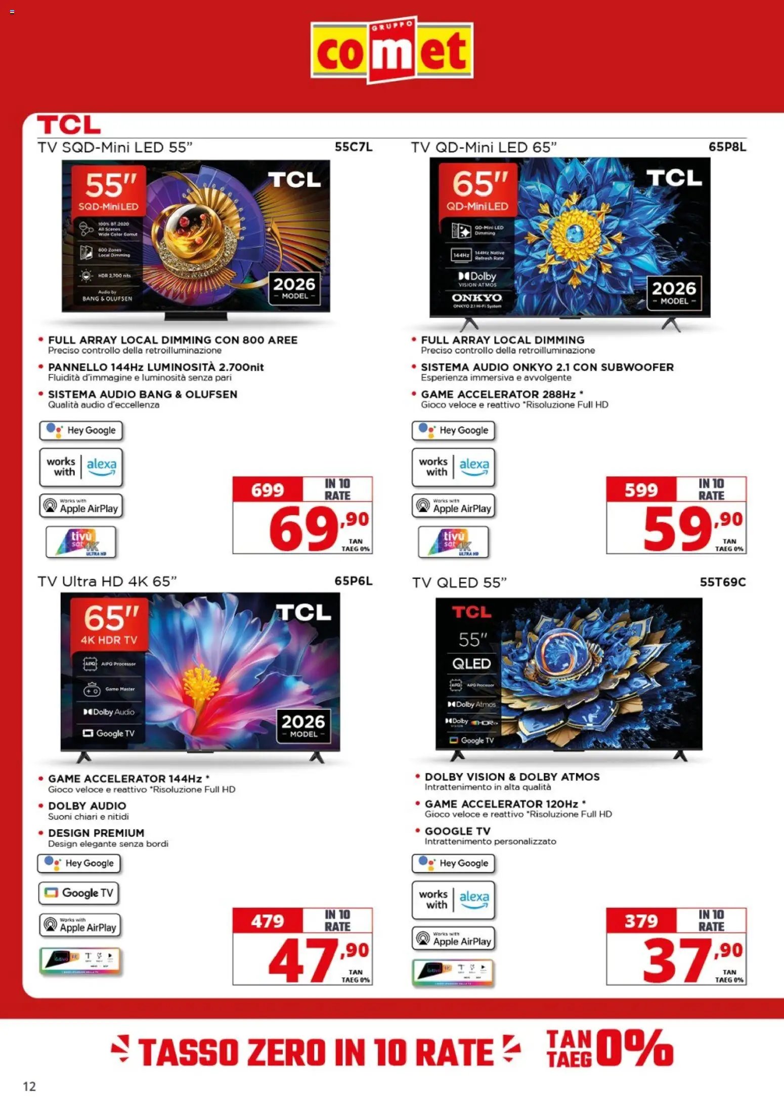 Comet volantino Audio Video