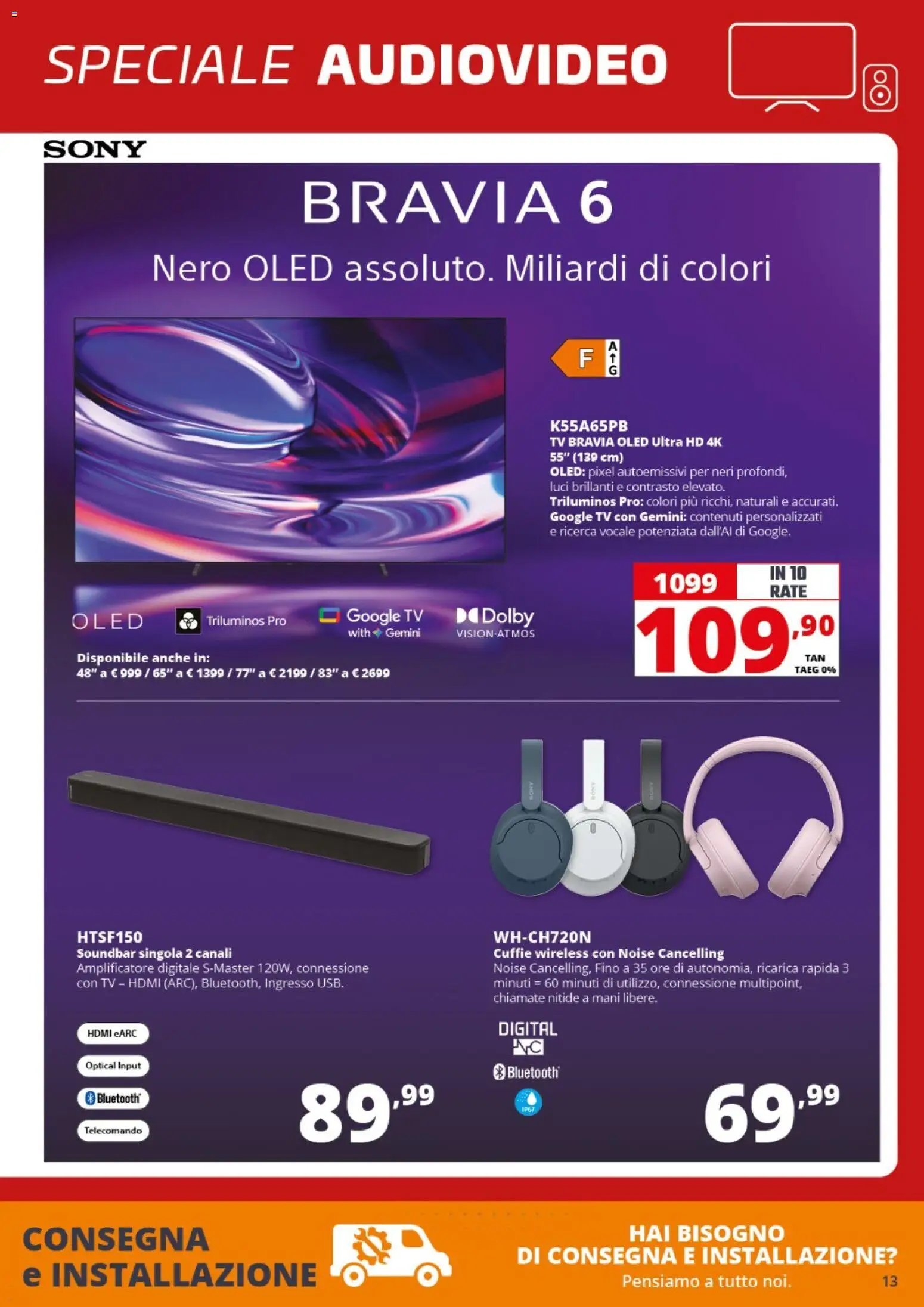 Comet volantino Audio Video