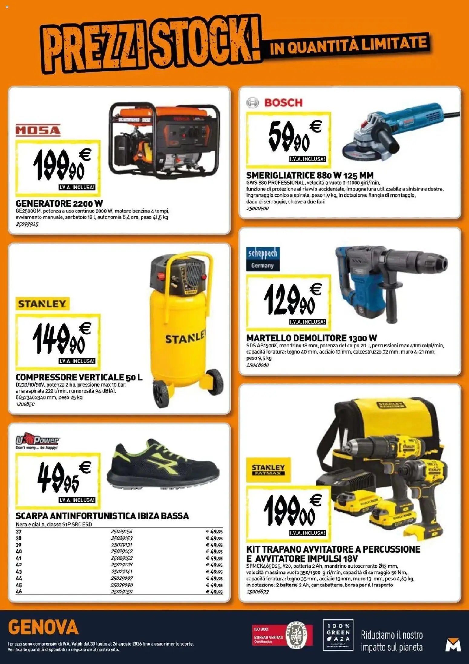 TECNOMAT - Straordinari prezzi stock!