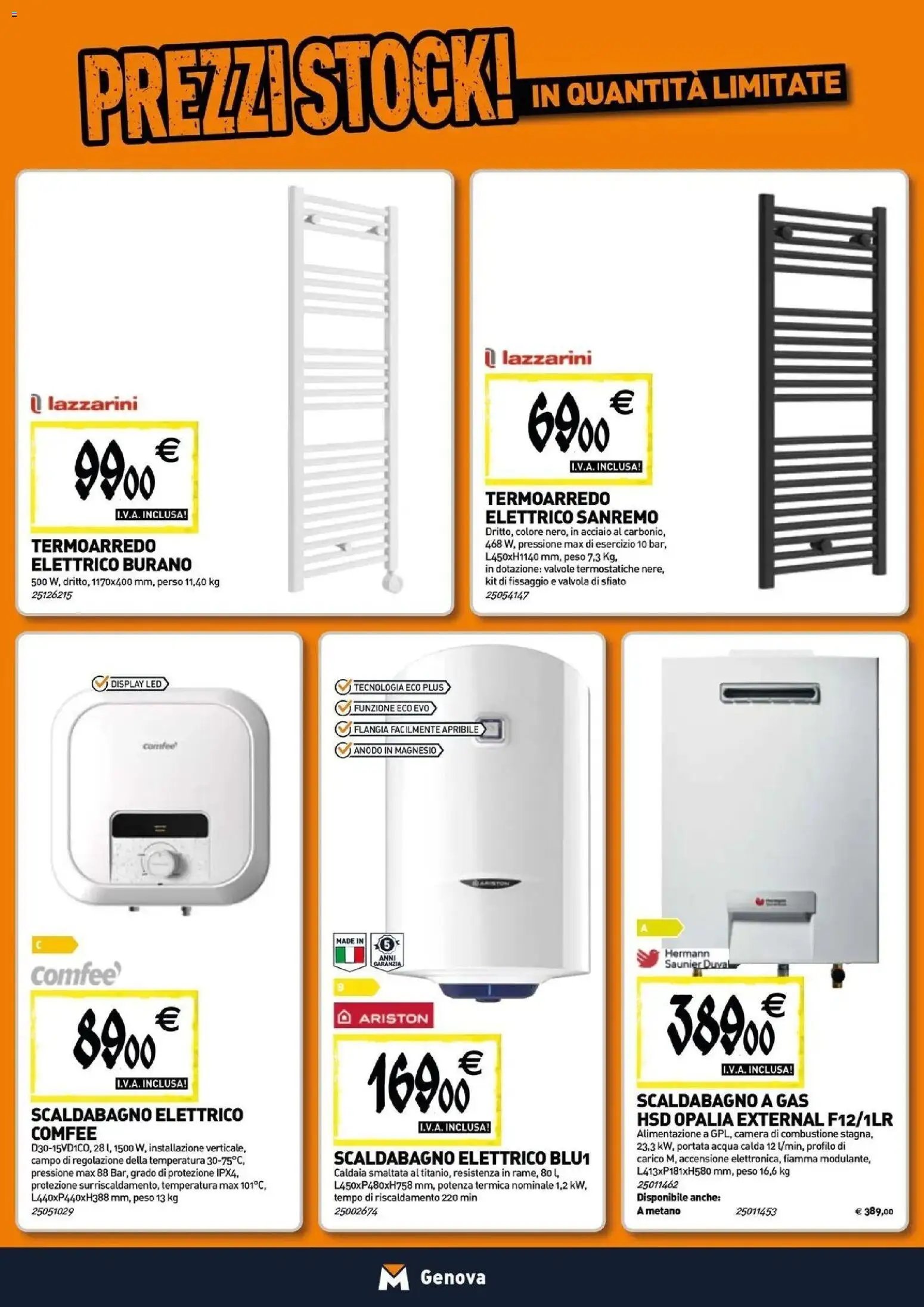 TECNOMAT - Straordinari prezzi stock!