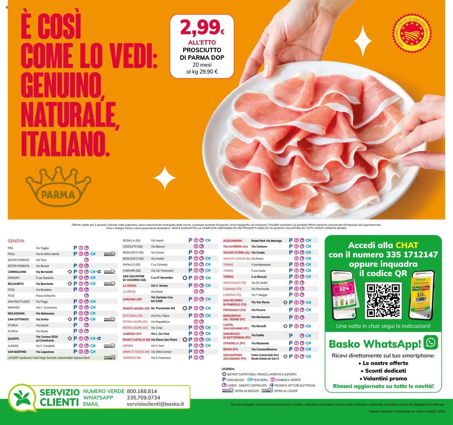 Basko volantino Salumi