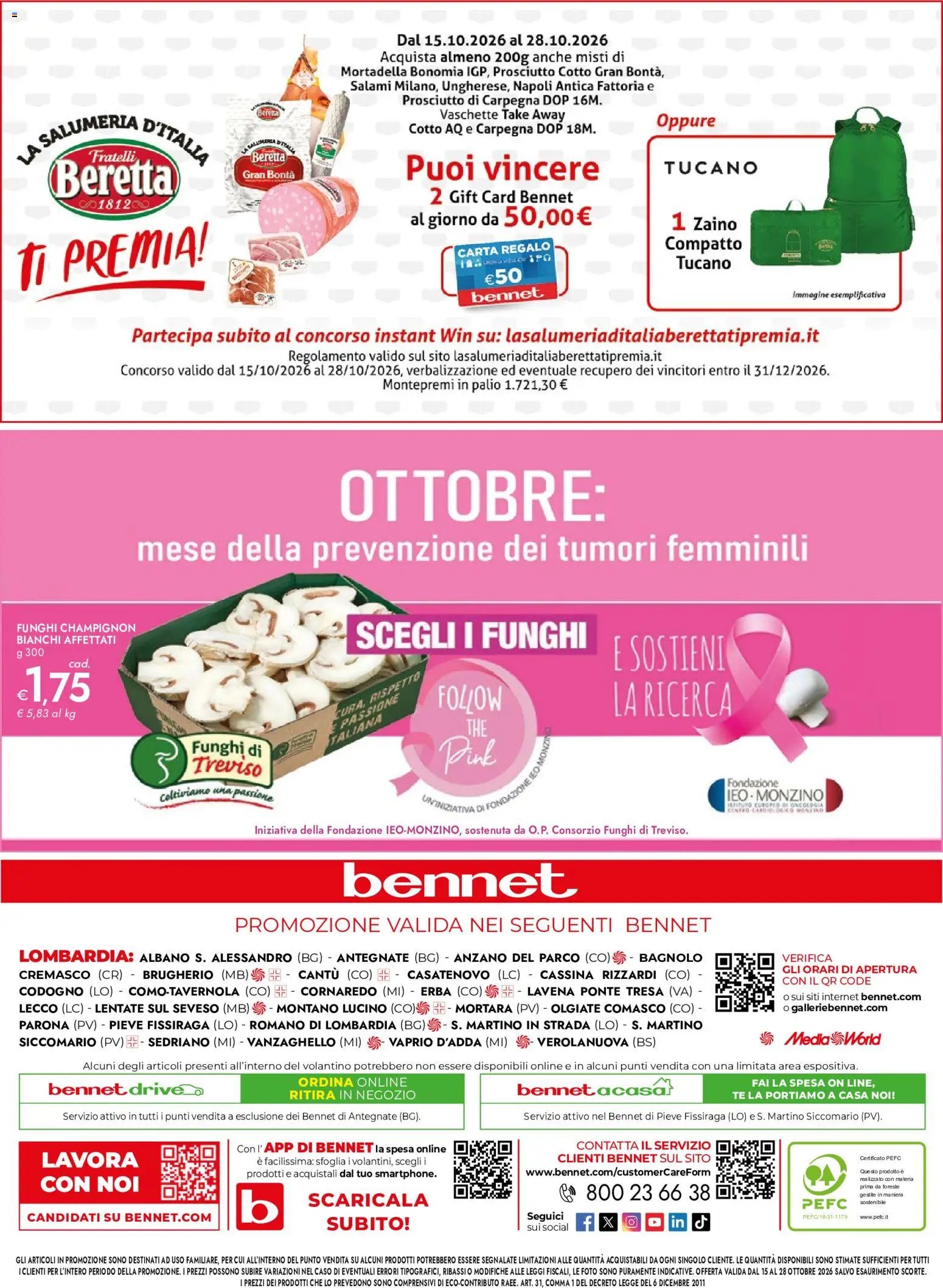 bennet volantino Sapori D´Italia