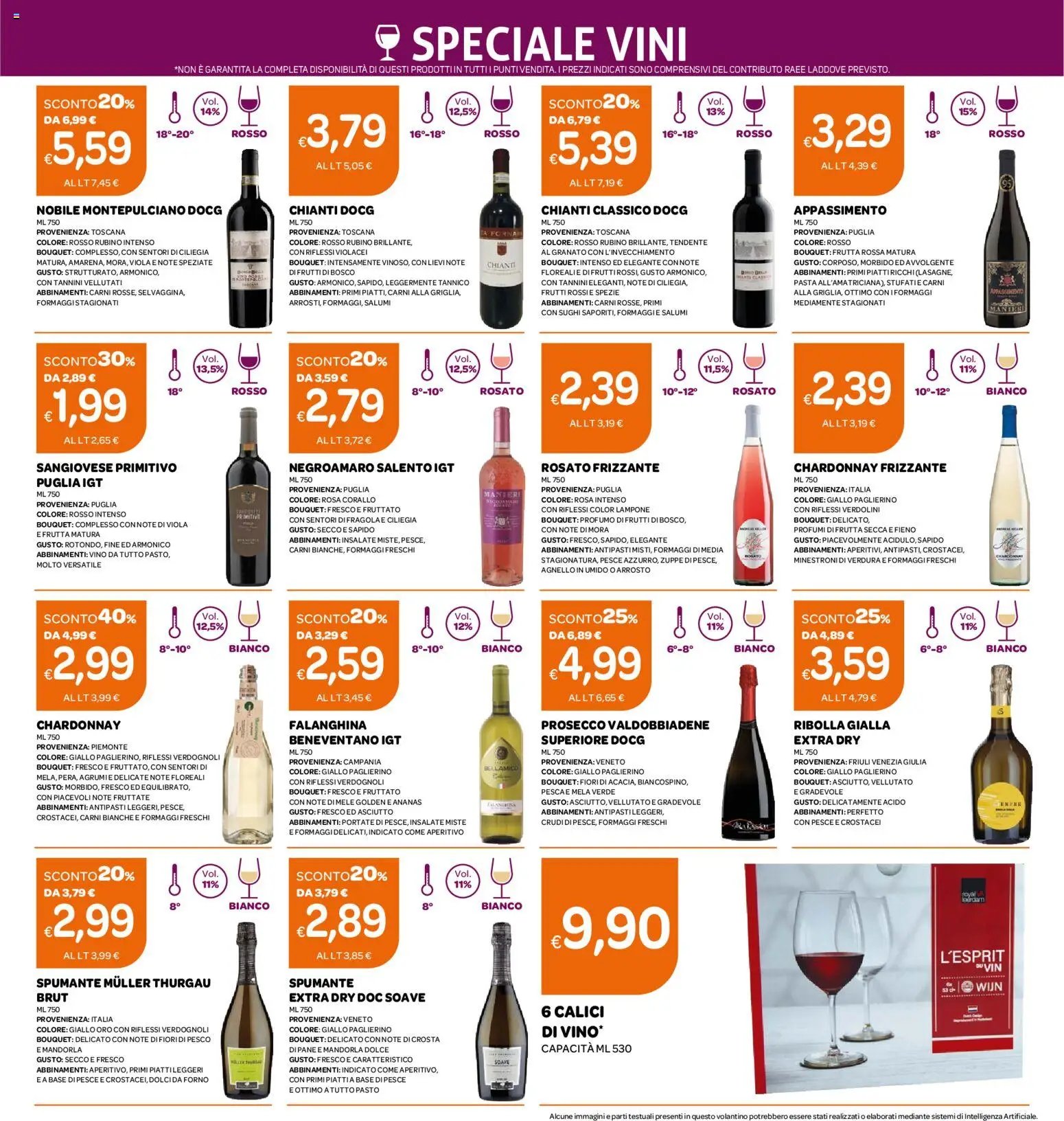 Ekom volantino Toscana