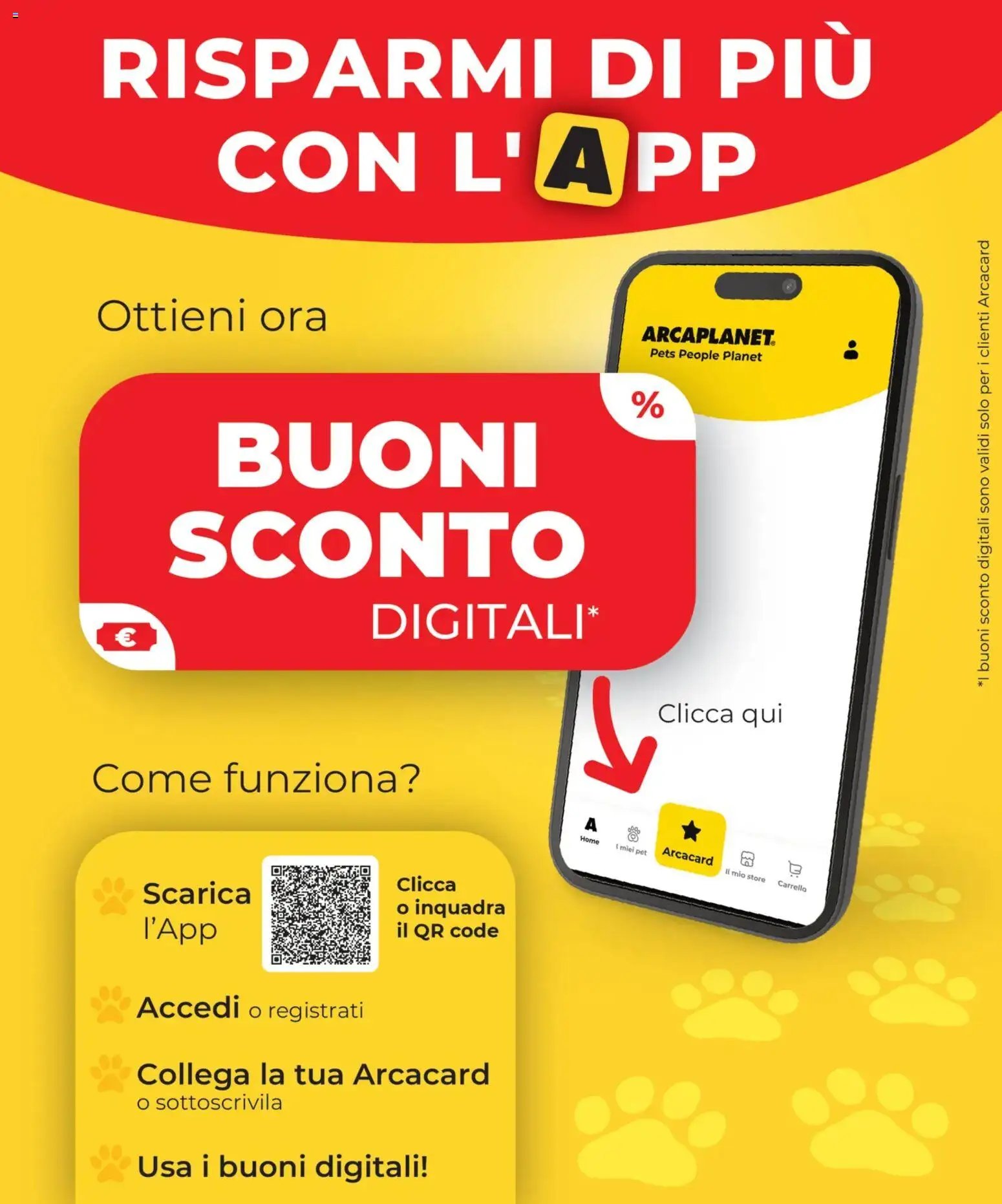 Arcaplanet volantino