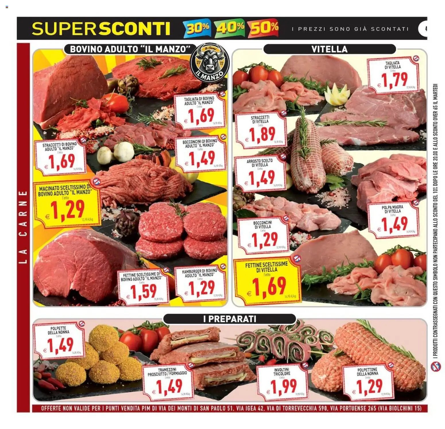 PIM Supermercati volantino