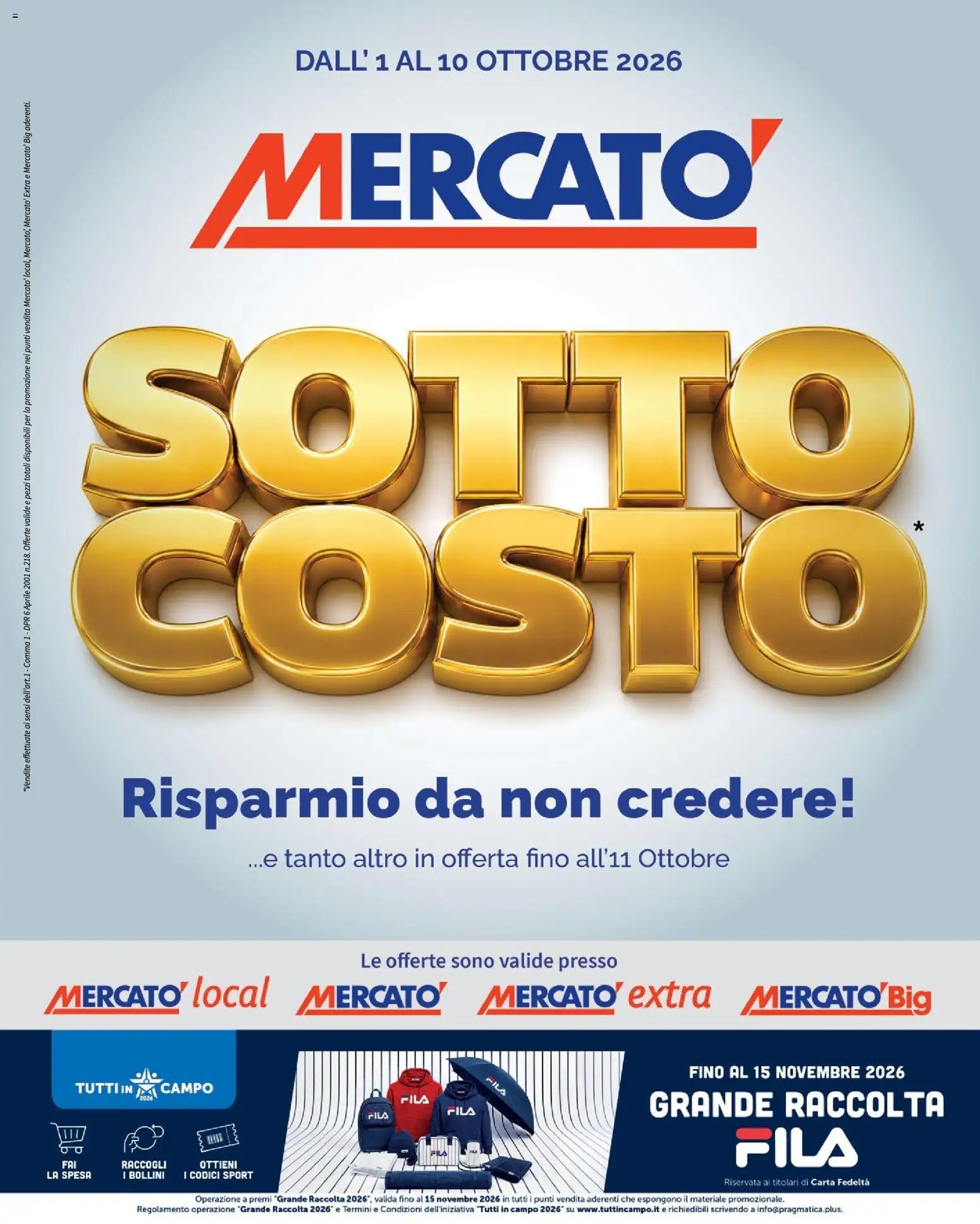 Mercatò volantino