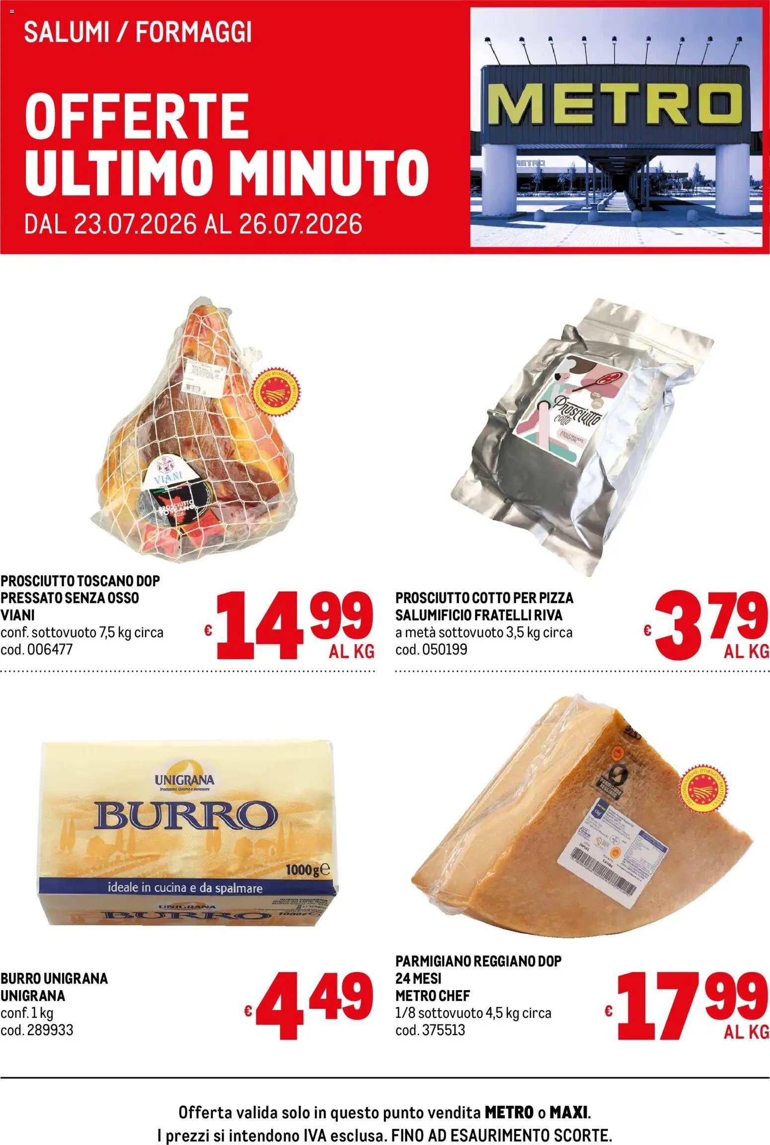 Metro volantino Offerte freschissimi
