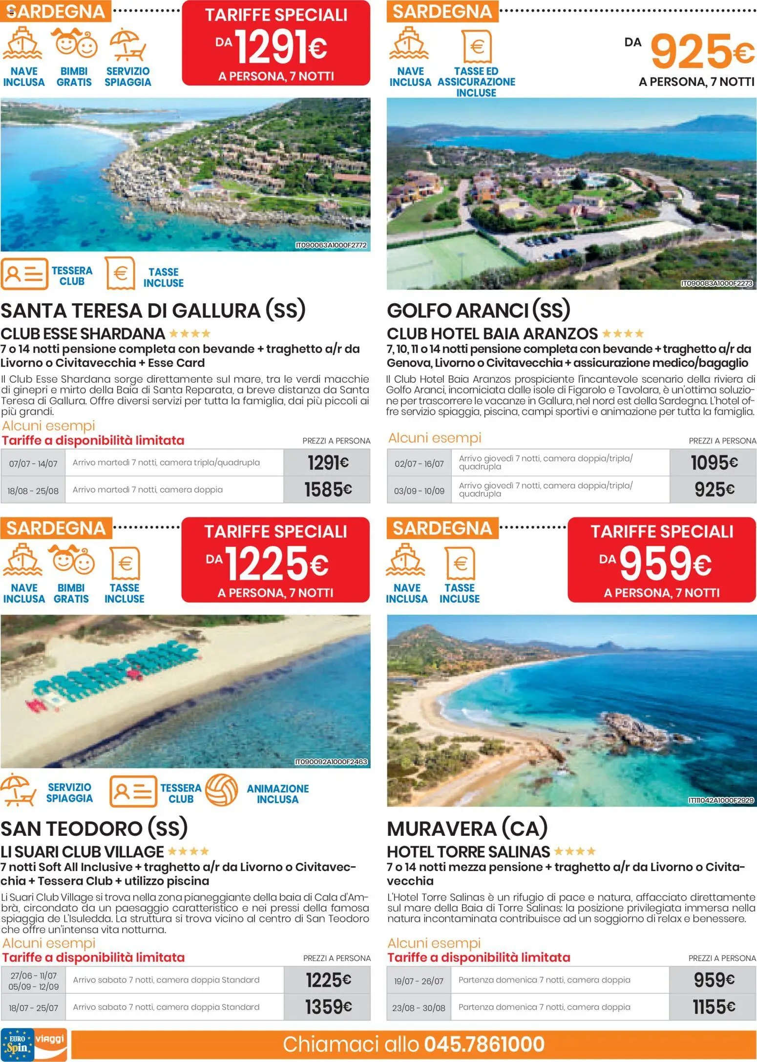 Eurospin volantino Viaggi Nord