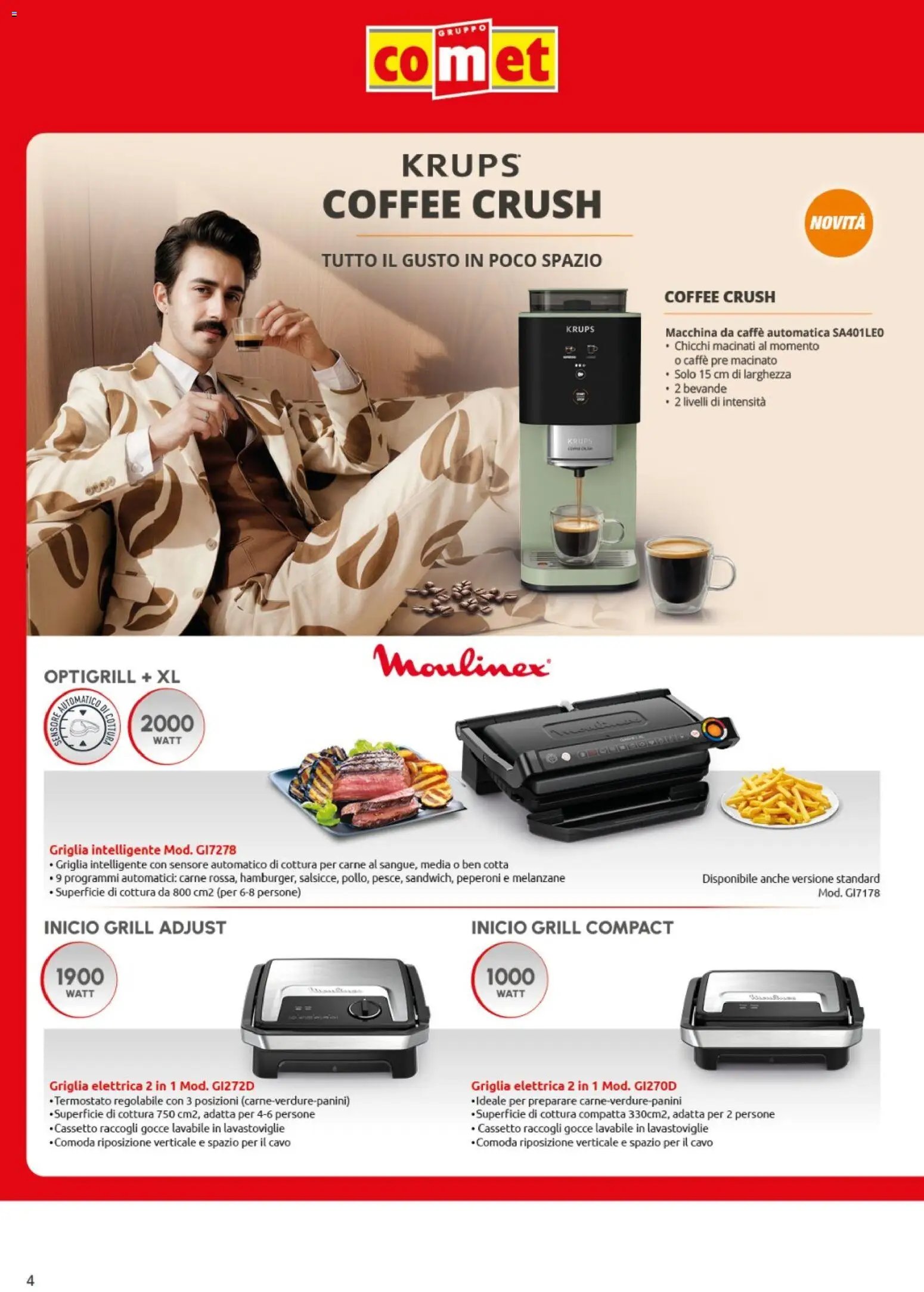 Comet volantino Moulinex Krups