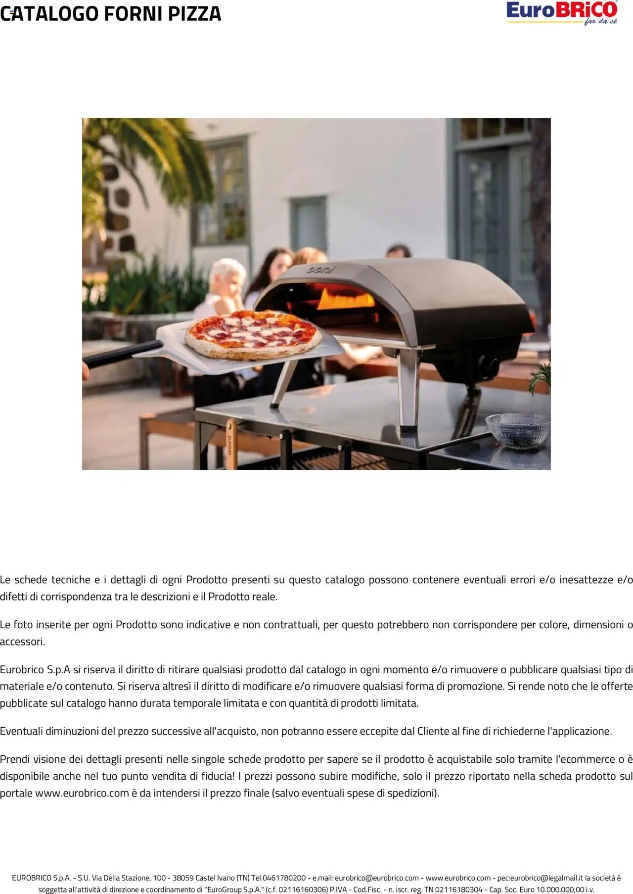 Eurobrico Forni Pizza catalogo