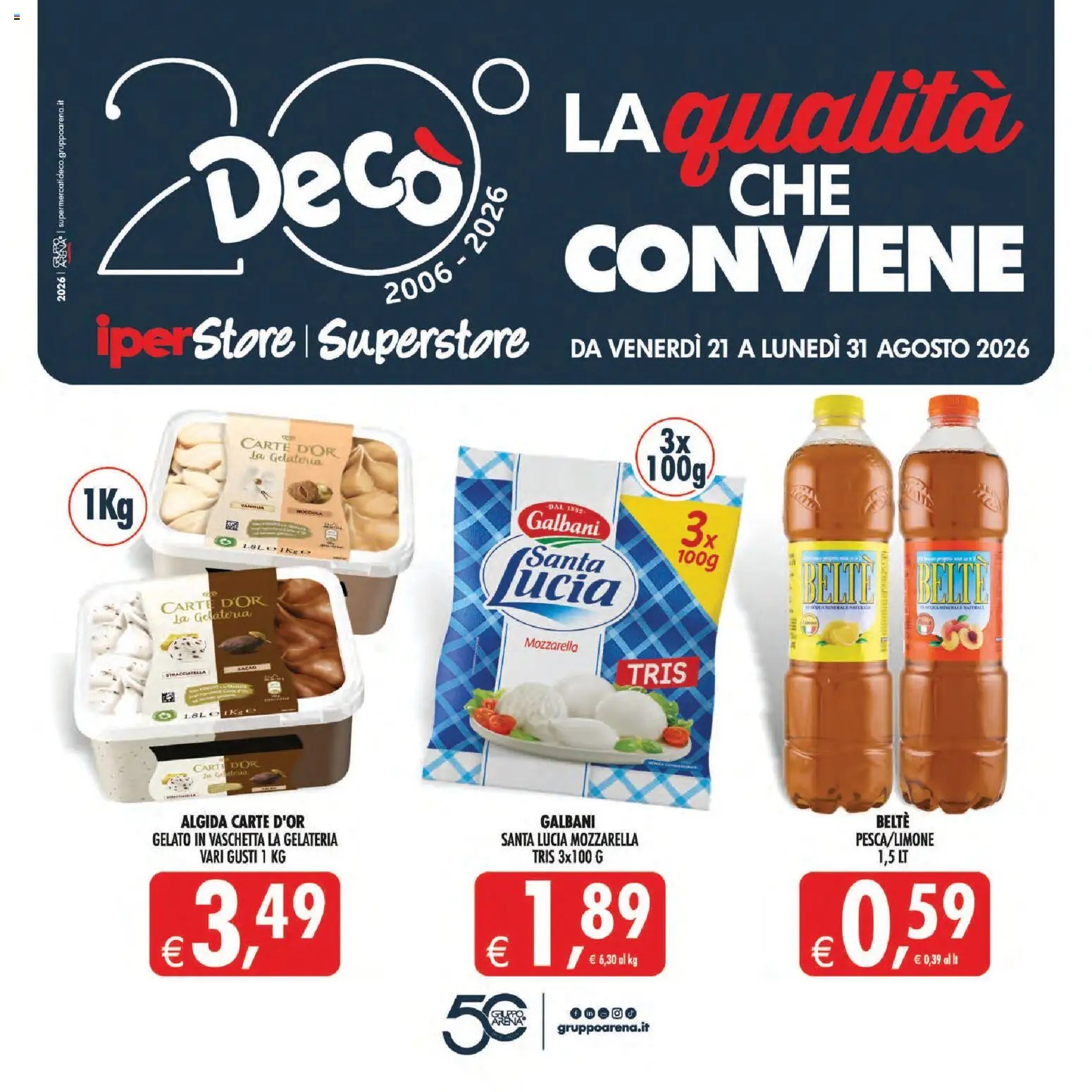 Decò volantino iperStore, Superstore Sicilia