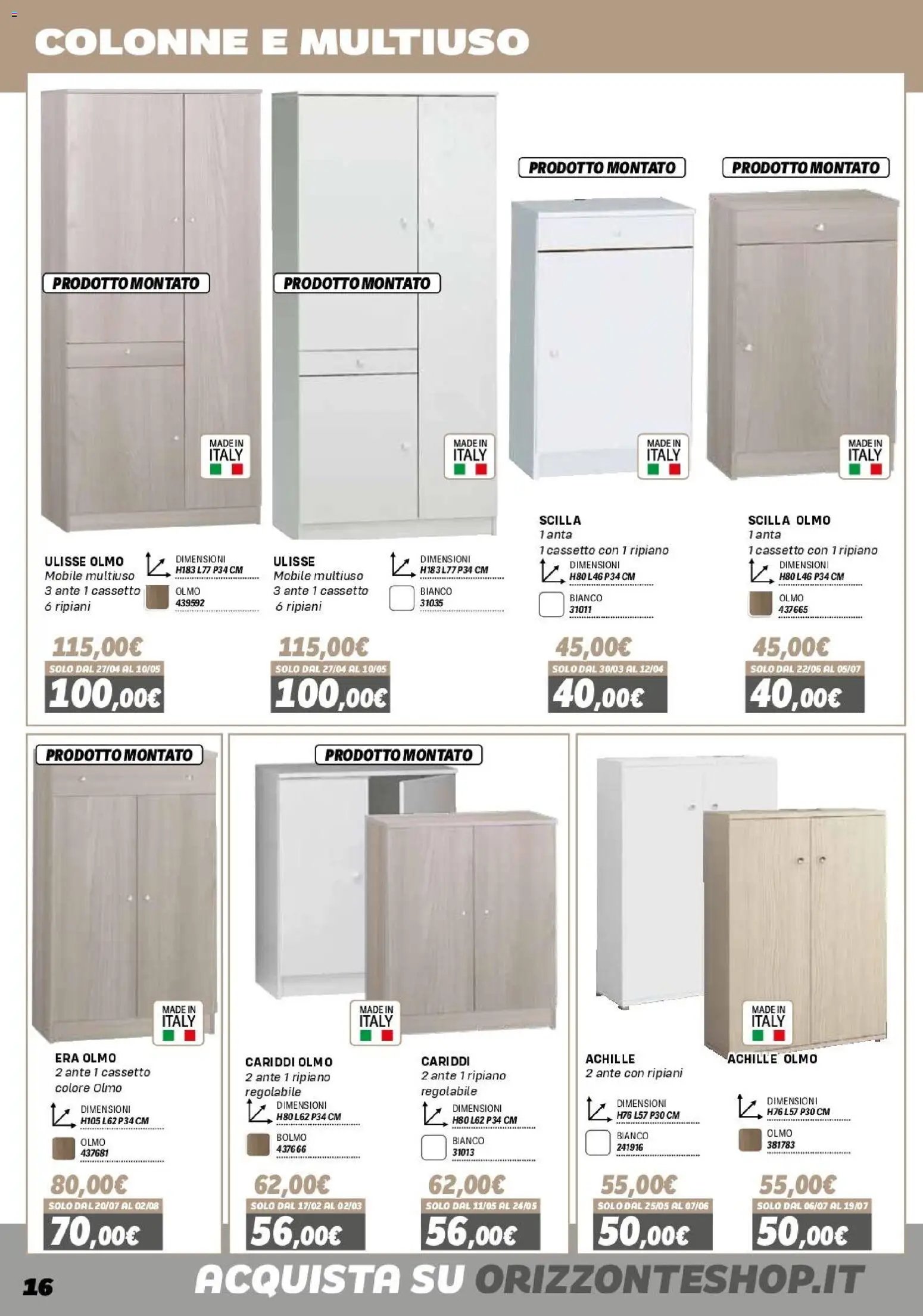 Orizzonte Mobile catalogo (2026-01-16 - 2026-09-27)