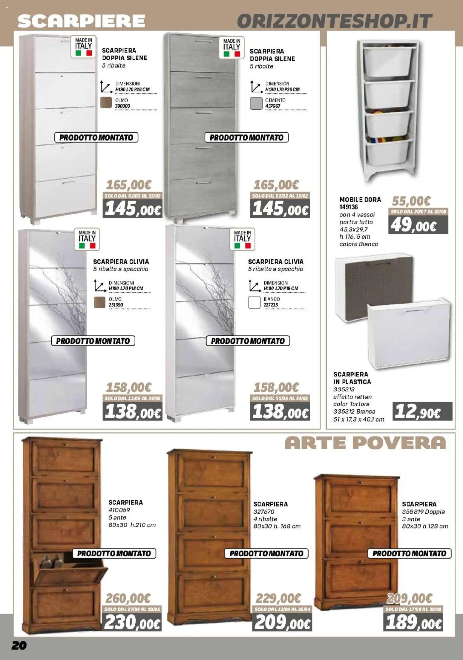 Orizzonte Mobile catalogo (2026-01-16 - 2026-09-27)