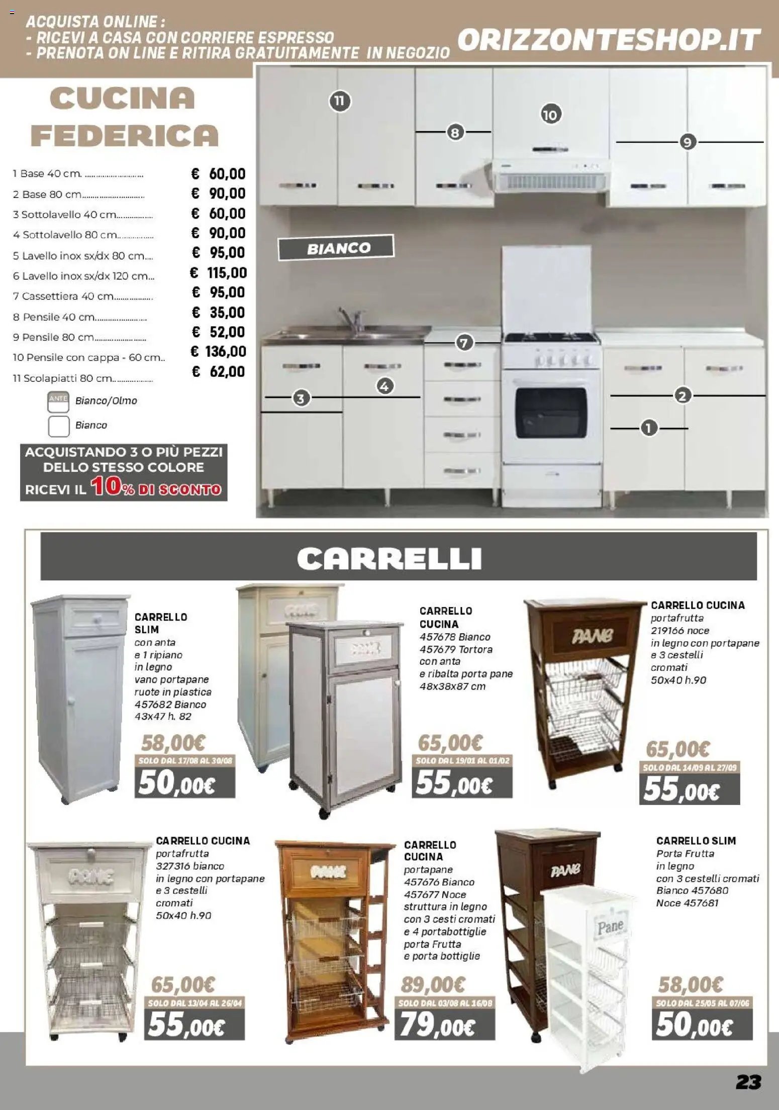 Orizzonte Mobile catalogo (2026-01-16 - 2026-09-27)